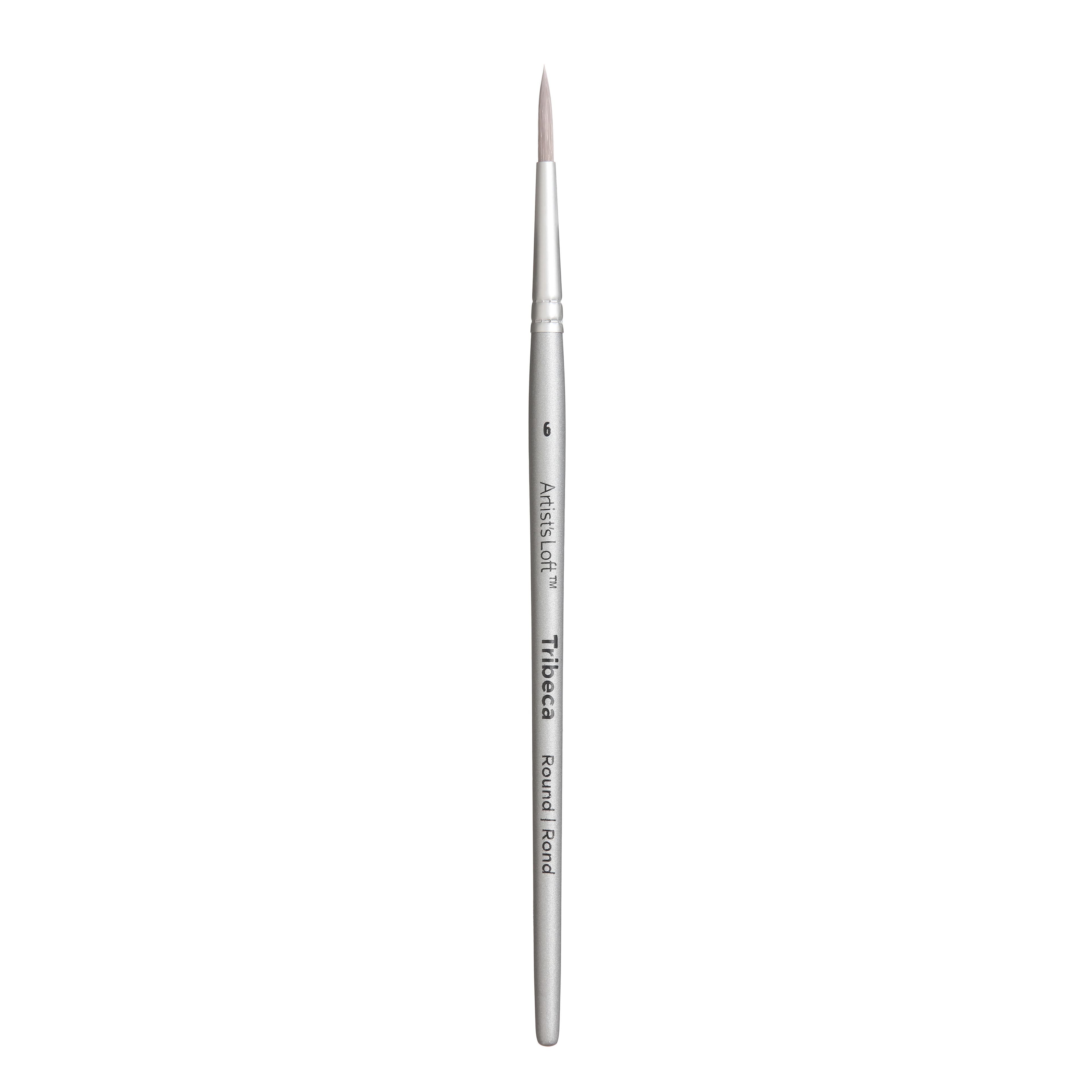 Tribeca Synthetic Short Handle Round Brush by Artist&#x27;s Loft&#x2122;