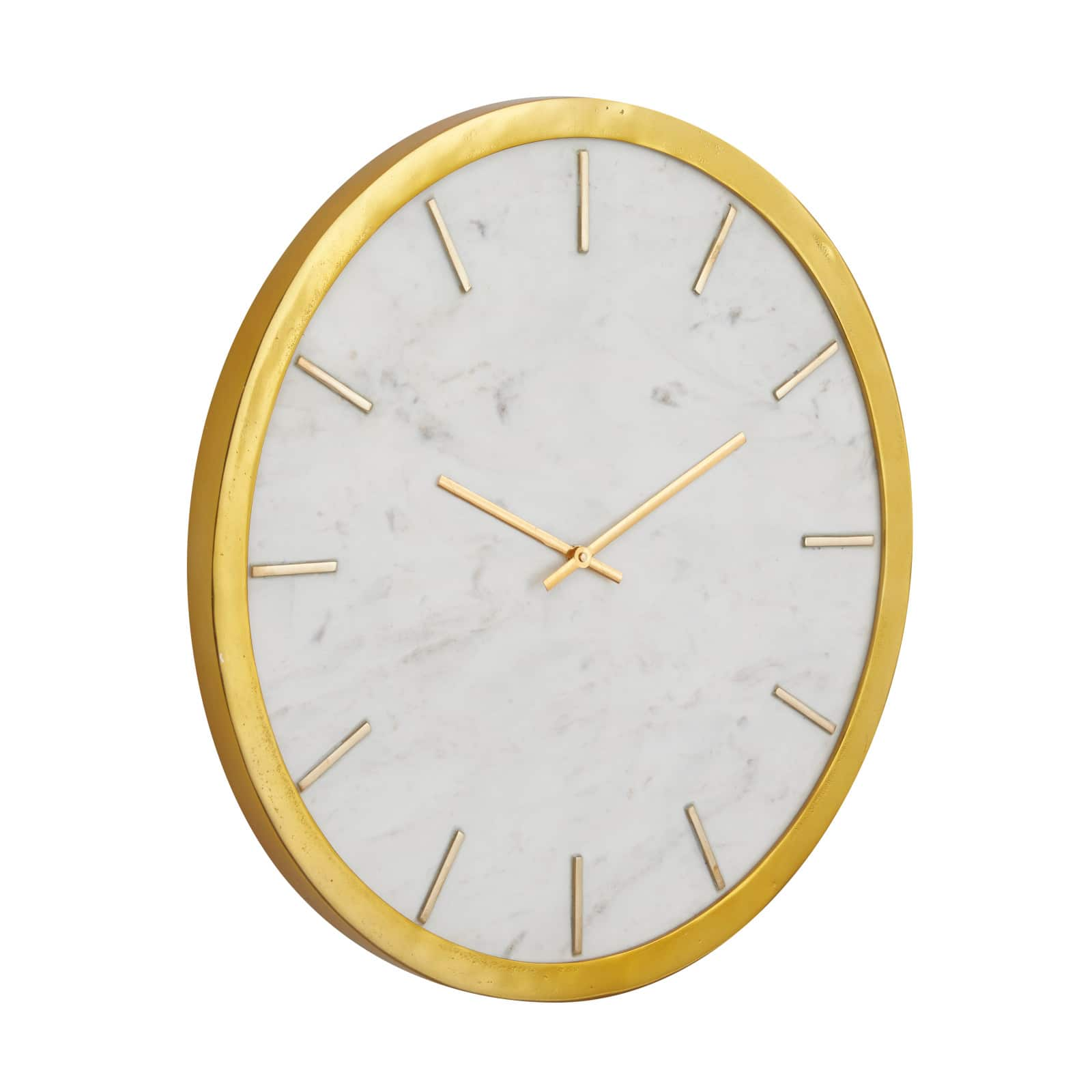 Gold Glam Abstract Wall Clock, 19&#x22; x 2&#x22; x 19&#x22;