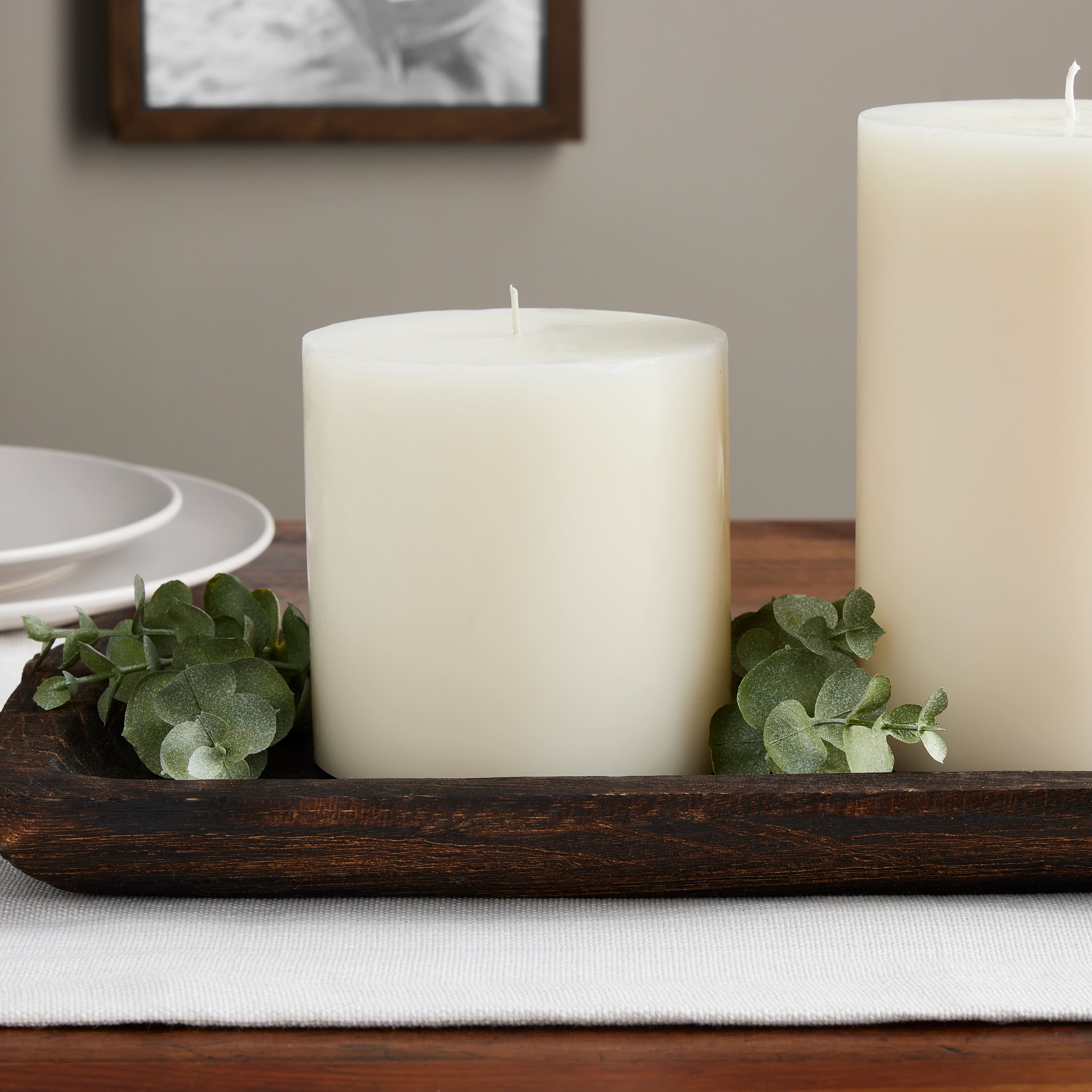 12 Pack: 4&#x22; x 4&#x22; Ivory Pillar Candle by Ashland&#xAE;