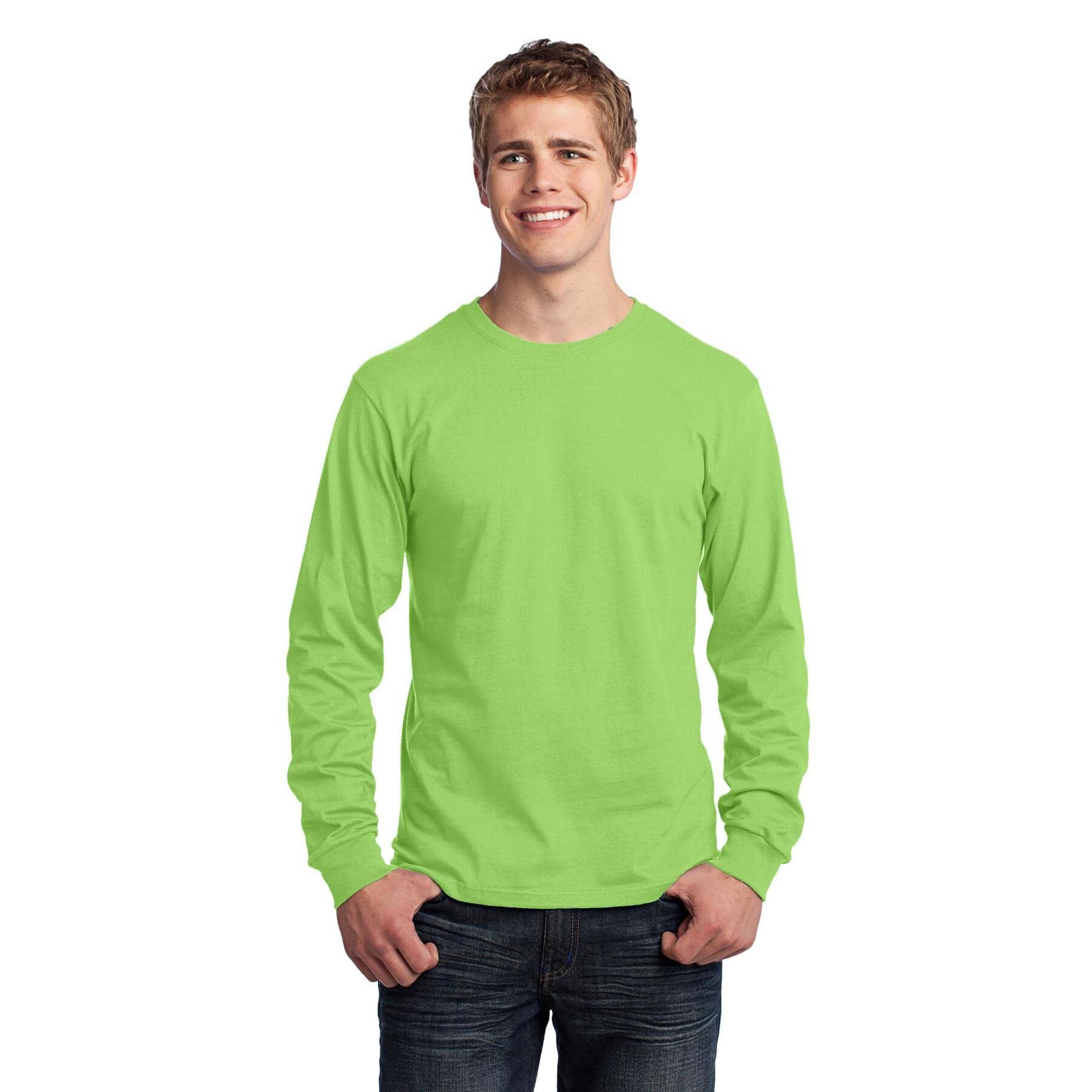 Port & Company® Long Sleeve Adult Core Cotton T-Shirt