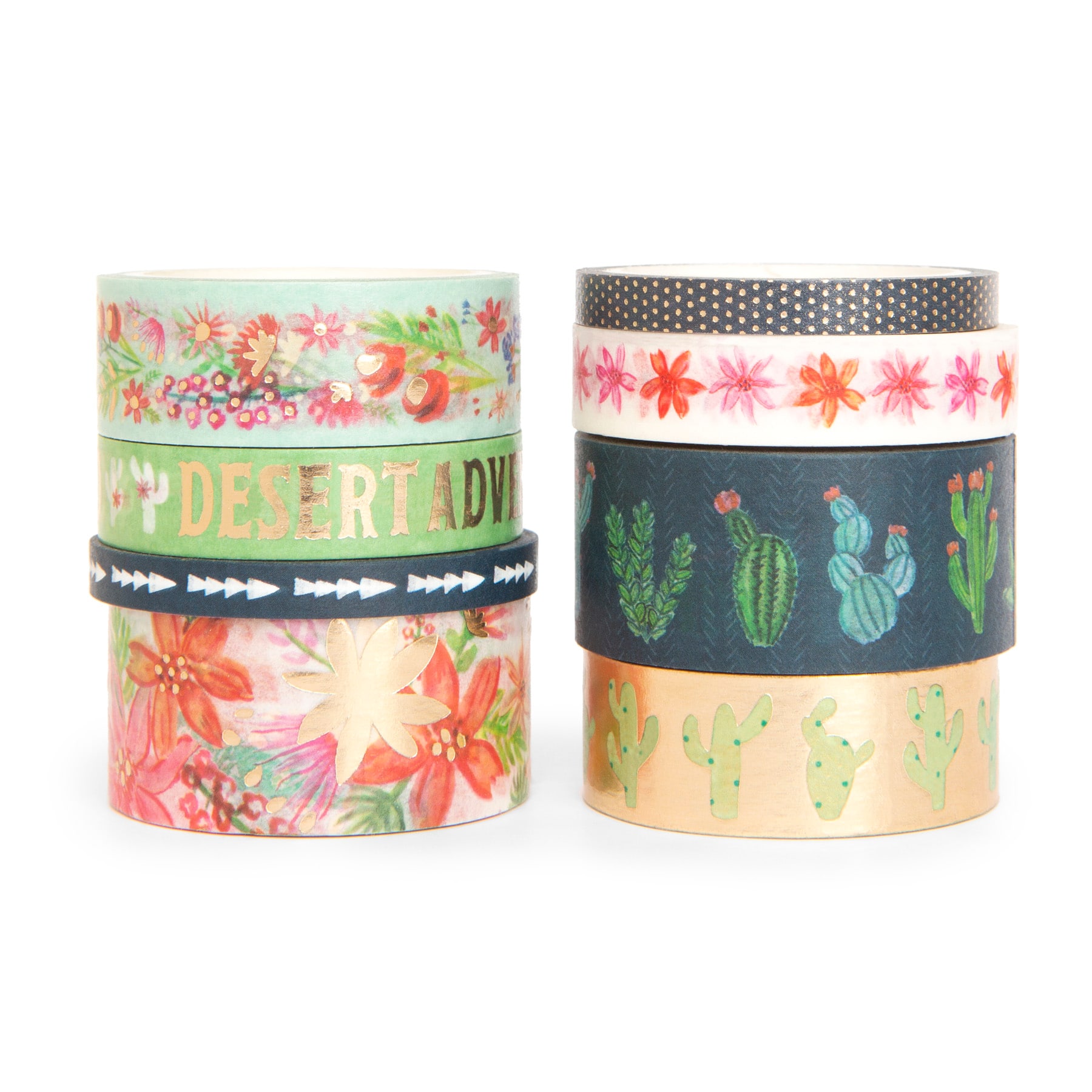 12 Packs: 8 ct. (96 total) Cactus Crafting Washi Tape Set by Recollections™