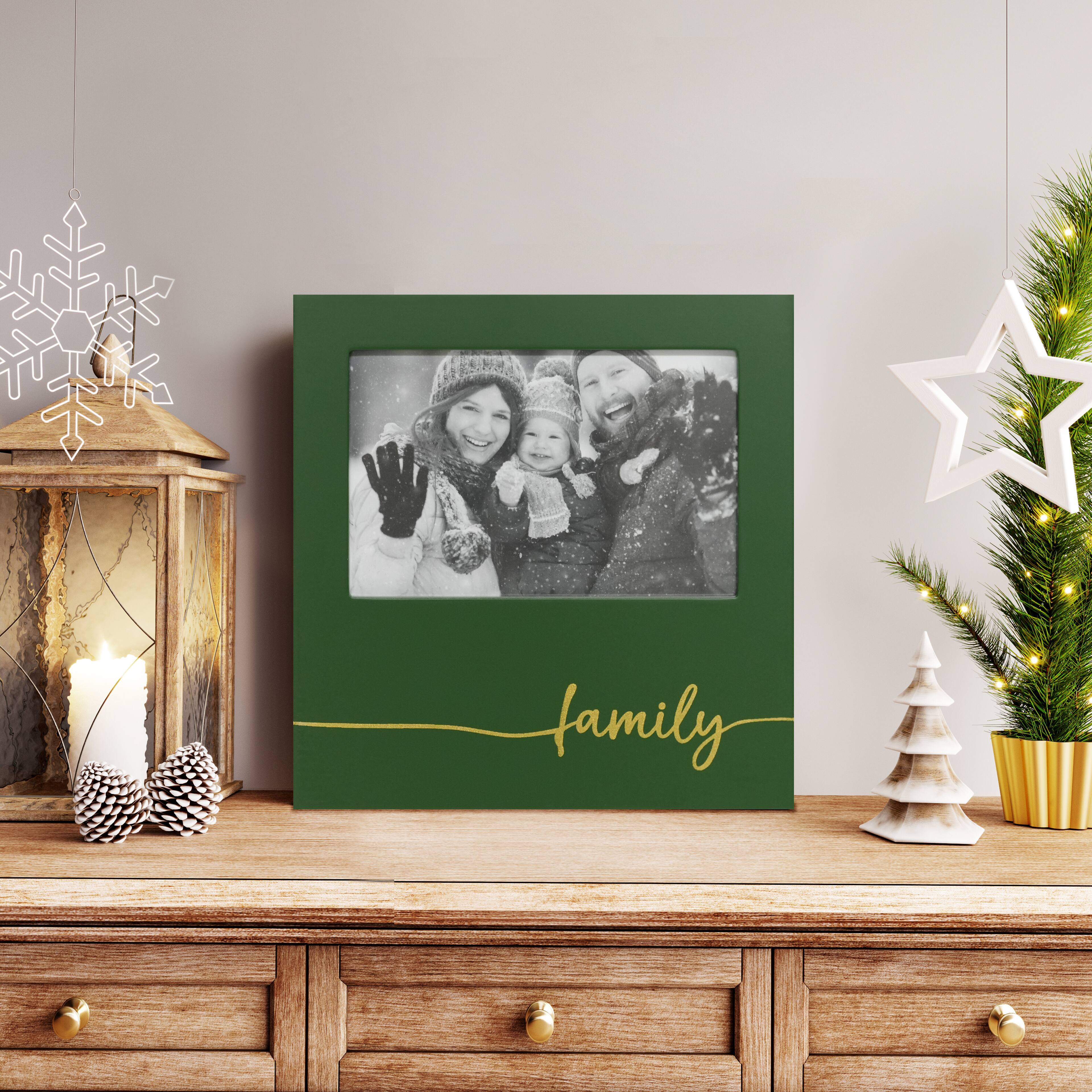 Cadre vert &#xAB;&#xA0;Family&#xA0;&#xBB; de 4&#xA0;po x 6&#xA0;po de Studio D&#xE9;cor