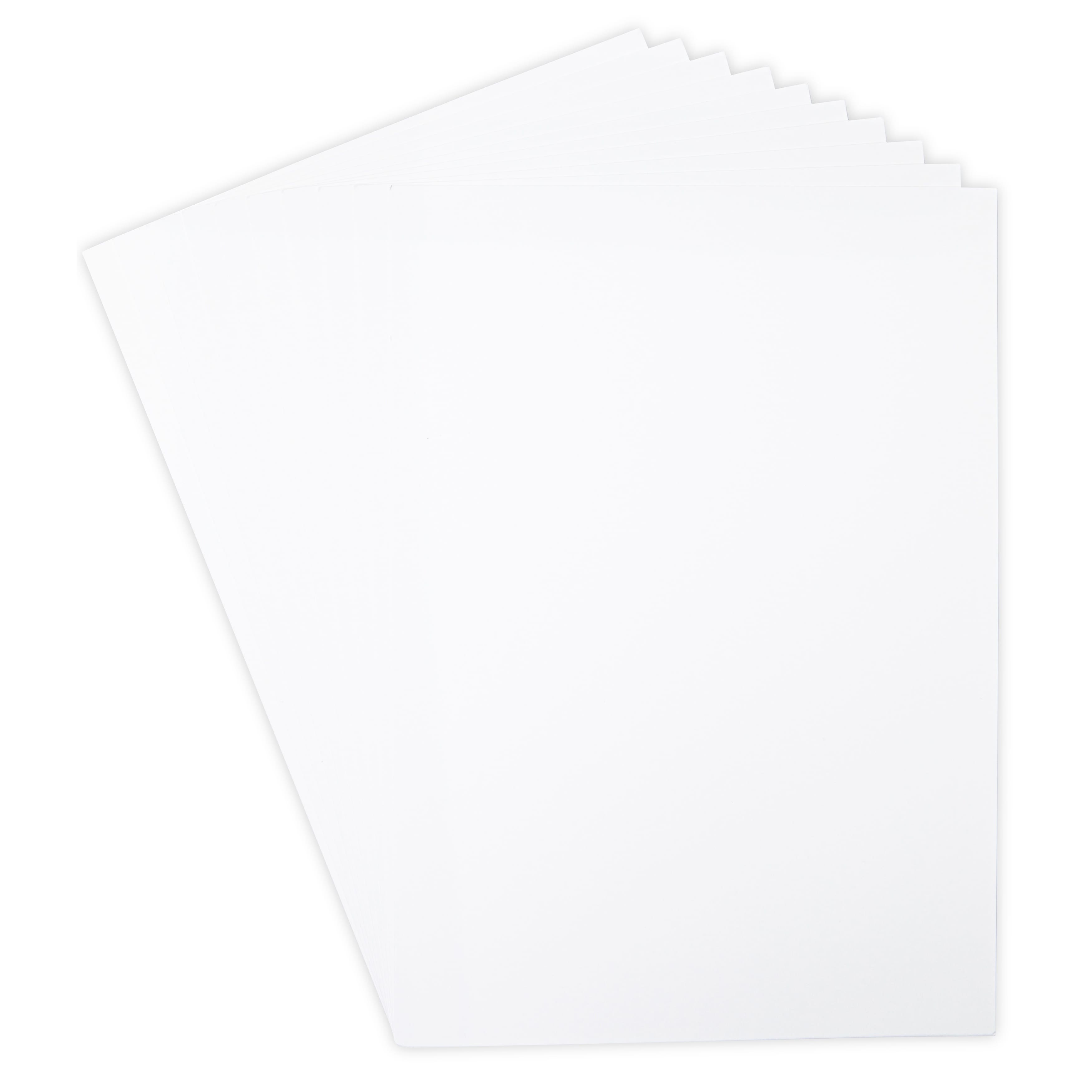 Sizzix&#xAE; Surfacez&#x2122; White 8.25&#x22; x 11.75&#x22; Smooth Cardstock, 60 Sheets