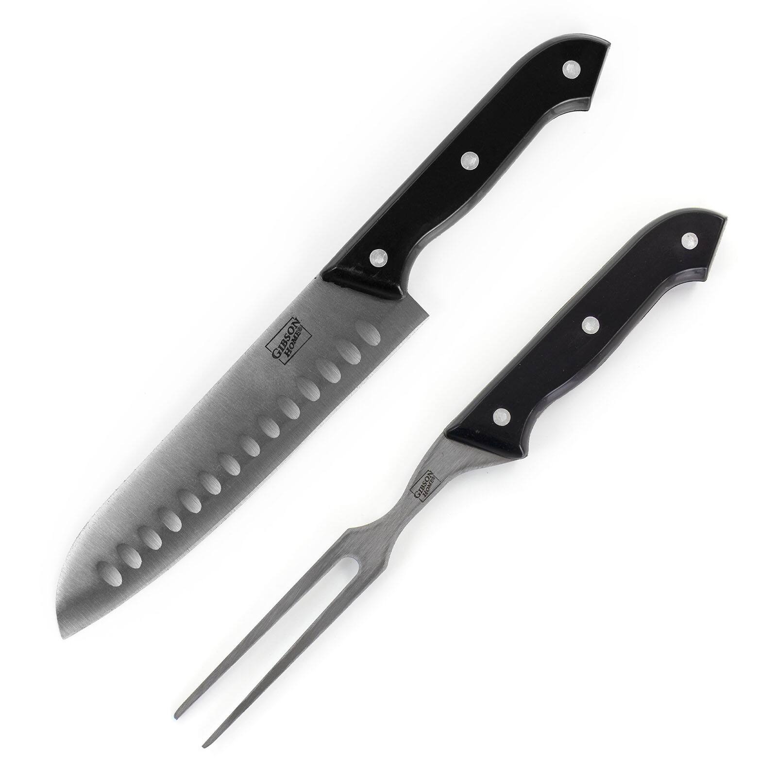 Gibson Home&#xAE; Wildcraft 15-Piece Stainless Steel Cutlery Set with Pinewood Cutting Board