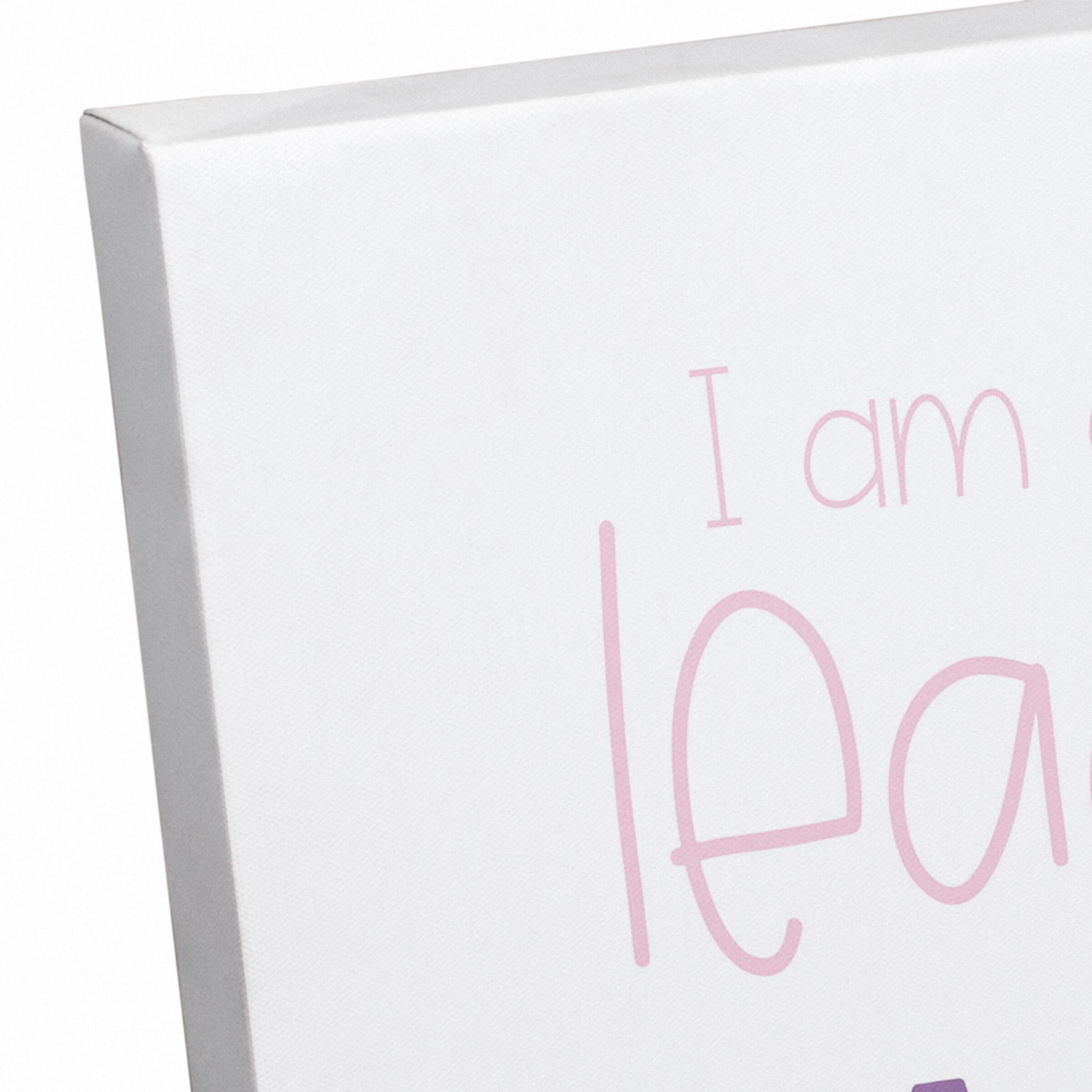 I Am Words 20&#x22; x 30&#x22; Canvas Wall Art