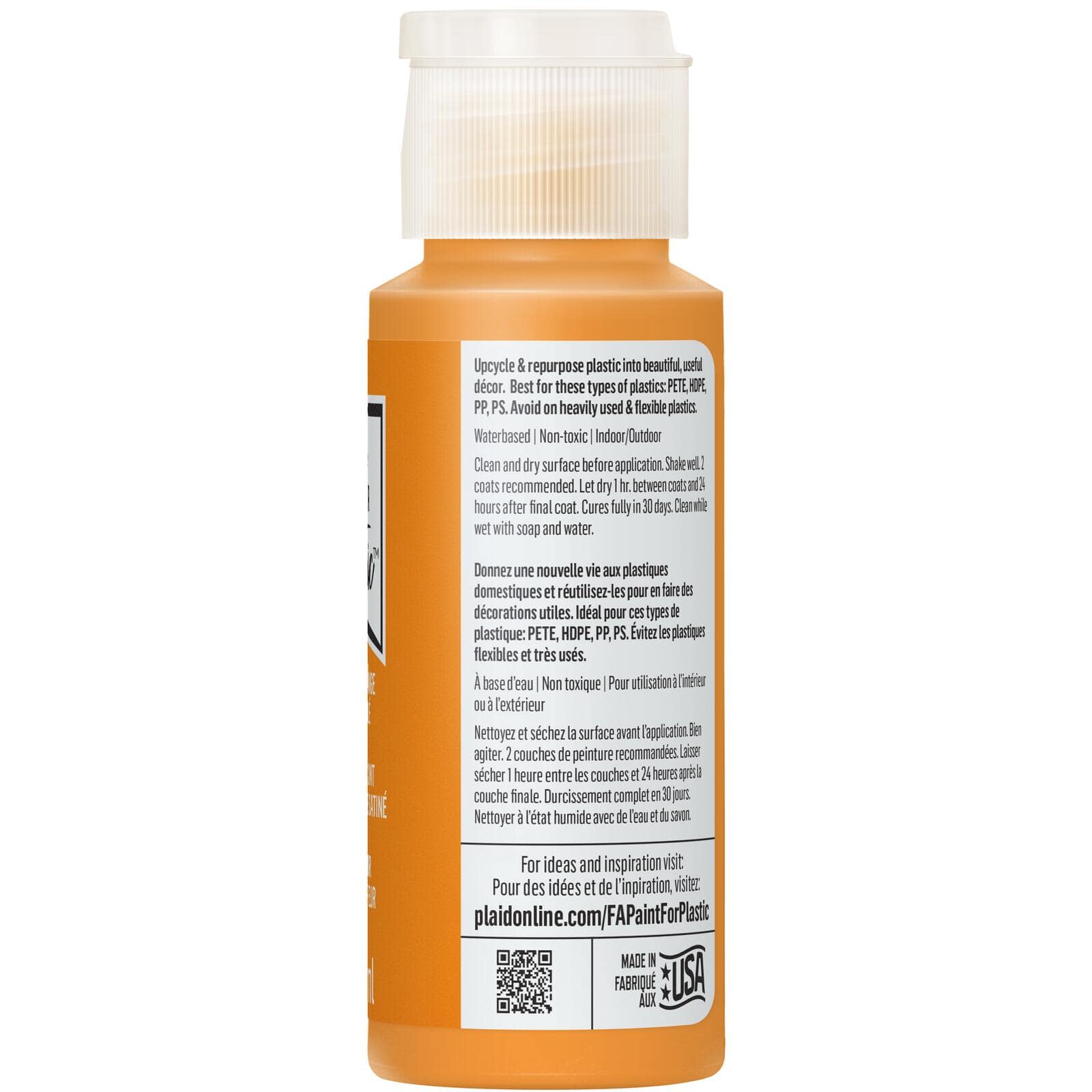 FolkArt &#xAE; Paint For Plastic&#x2122; Satin Acrylic Paint
