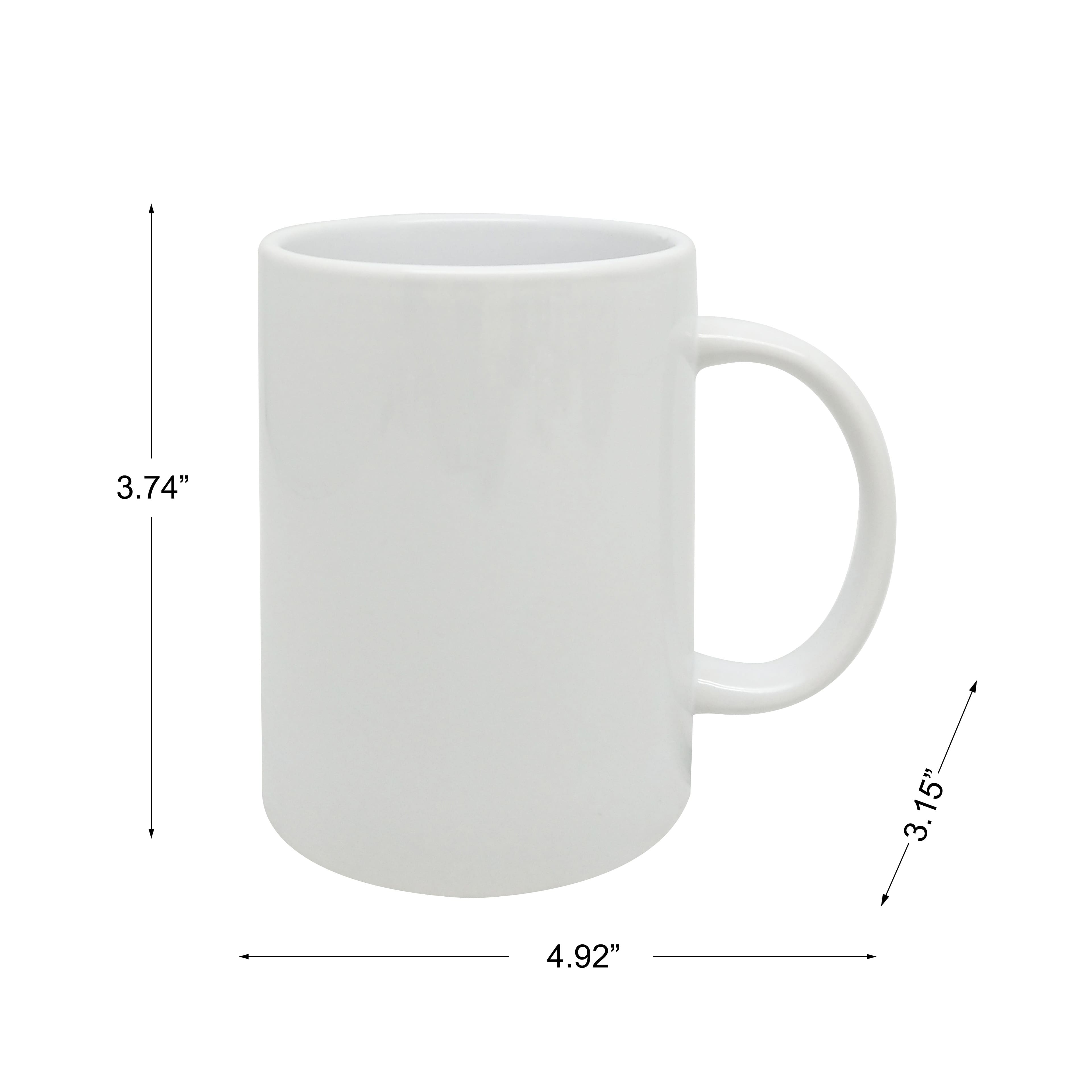 15oz. Cream Sublimation Mug Pack by Make Market&#xAE;