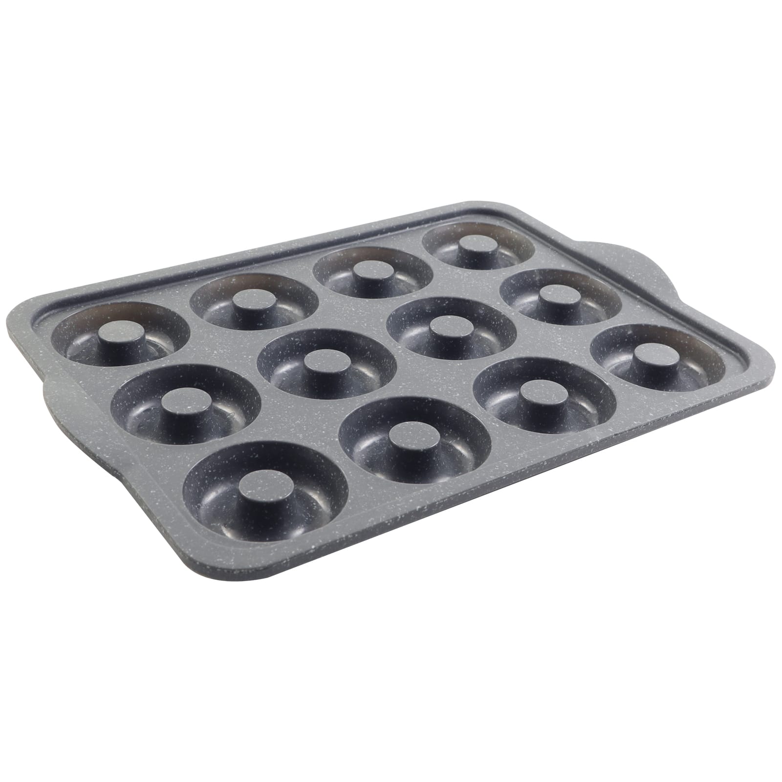 12-Cavity Metal-Reinforced Silicone Mini Donut Pan by Makery®