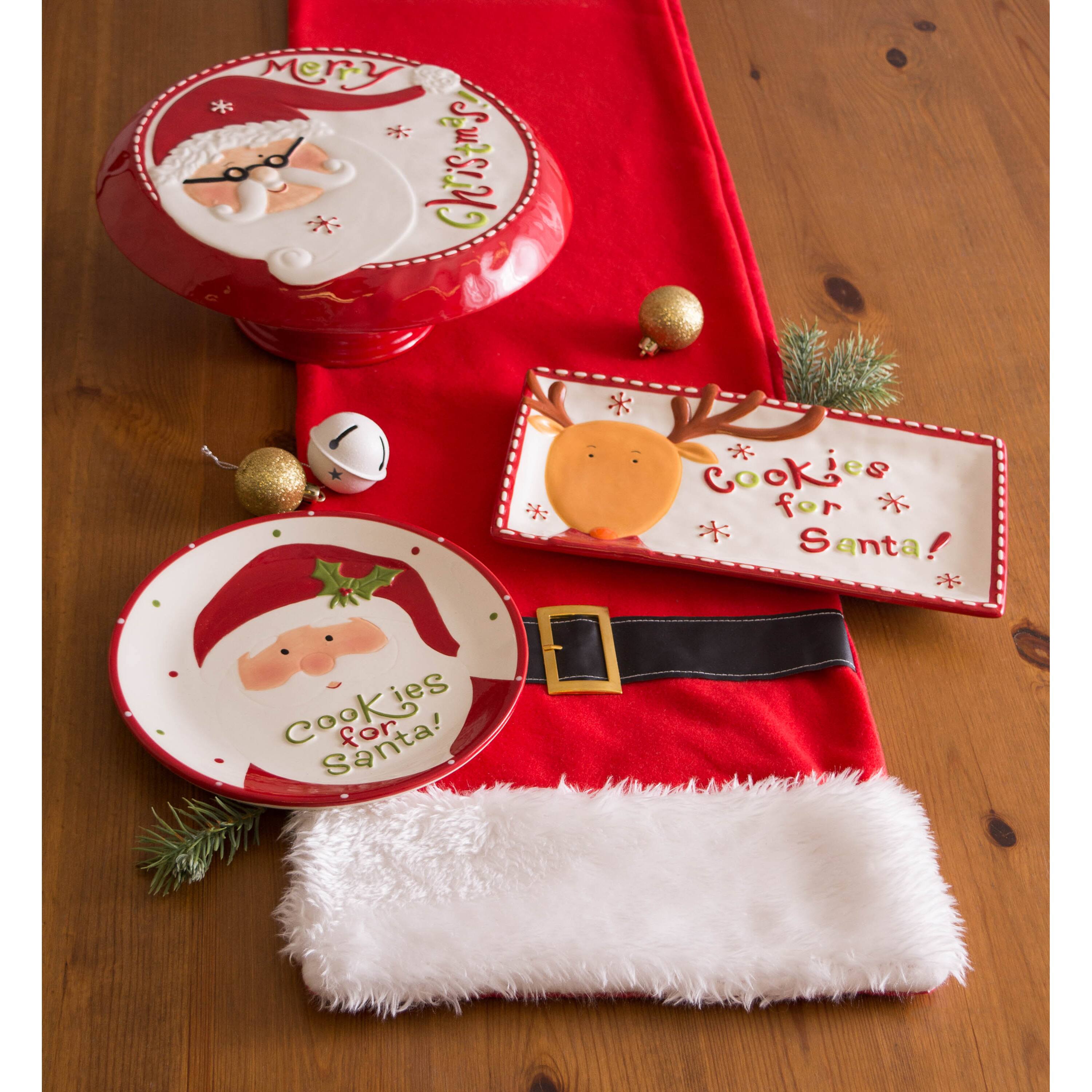 DII® 8" Ceramic Cookies for Santa Plate