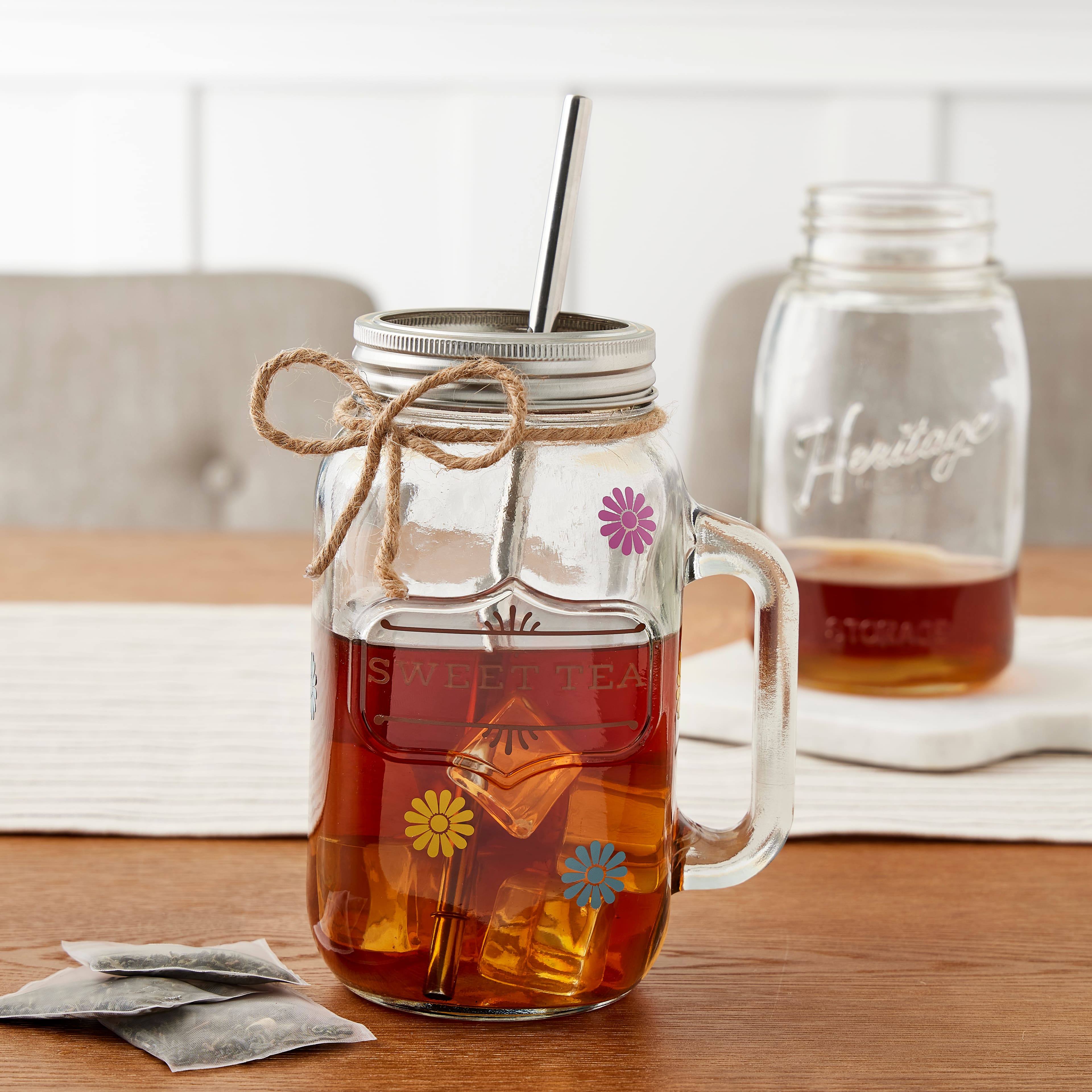 Quart Mason Jar Mug with Lid by Ashland®
