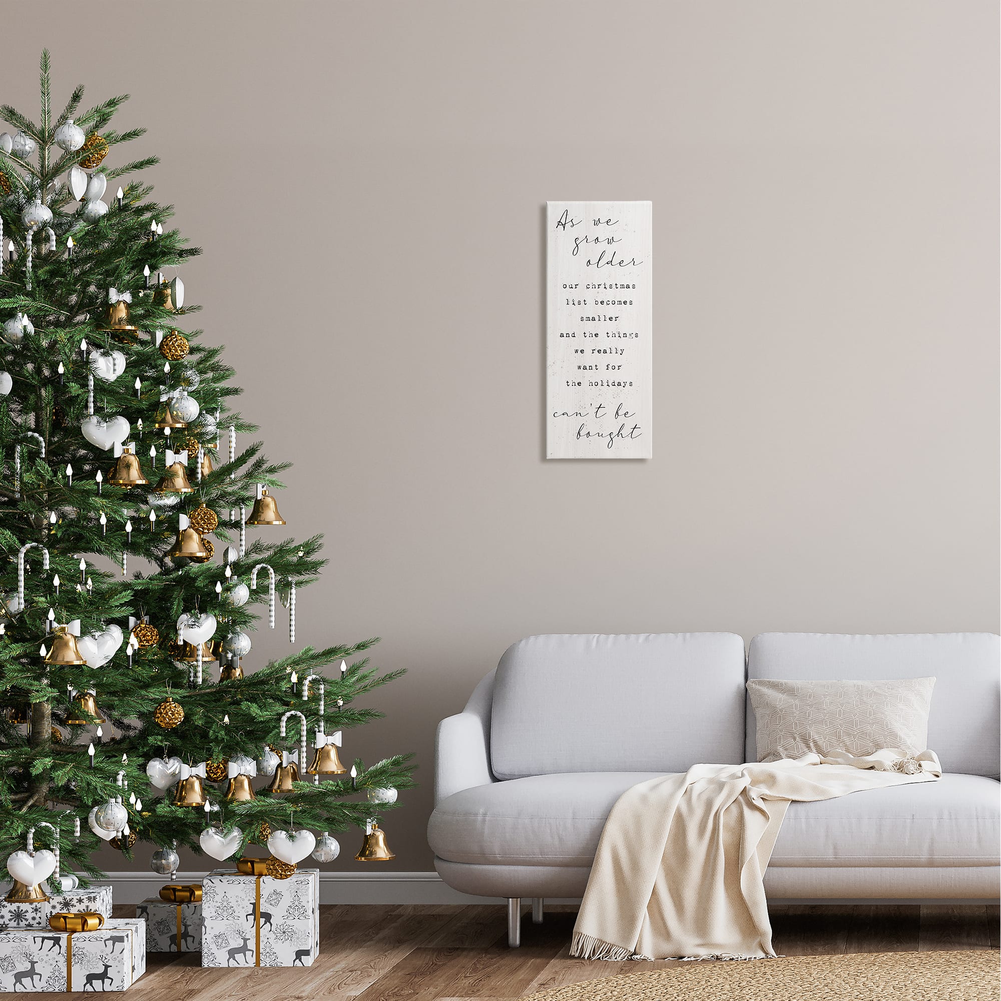 Stupell Industries Gifts That Can't Be Bought Holiday Canvas Wall Art