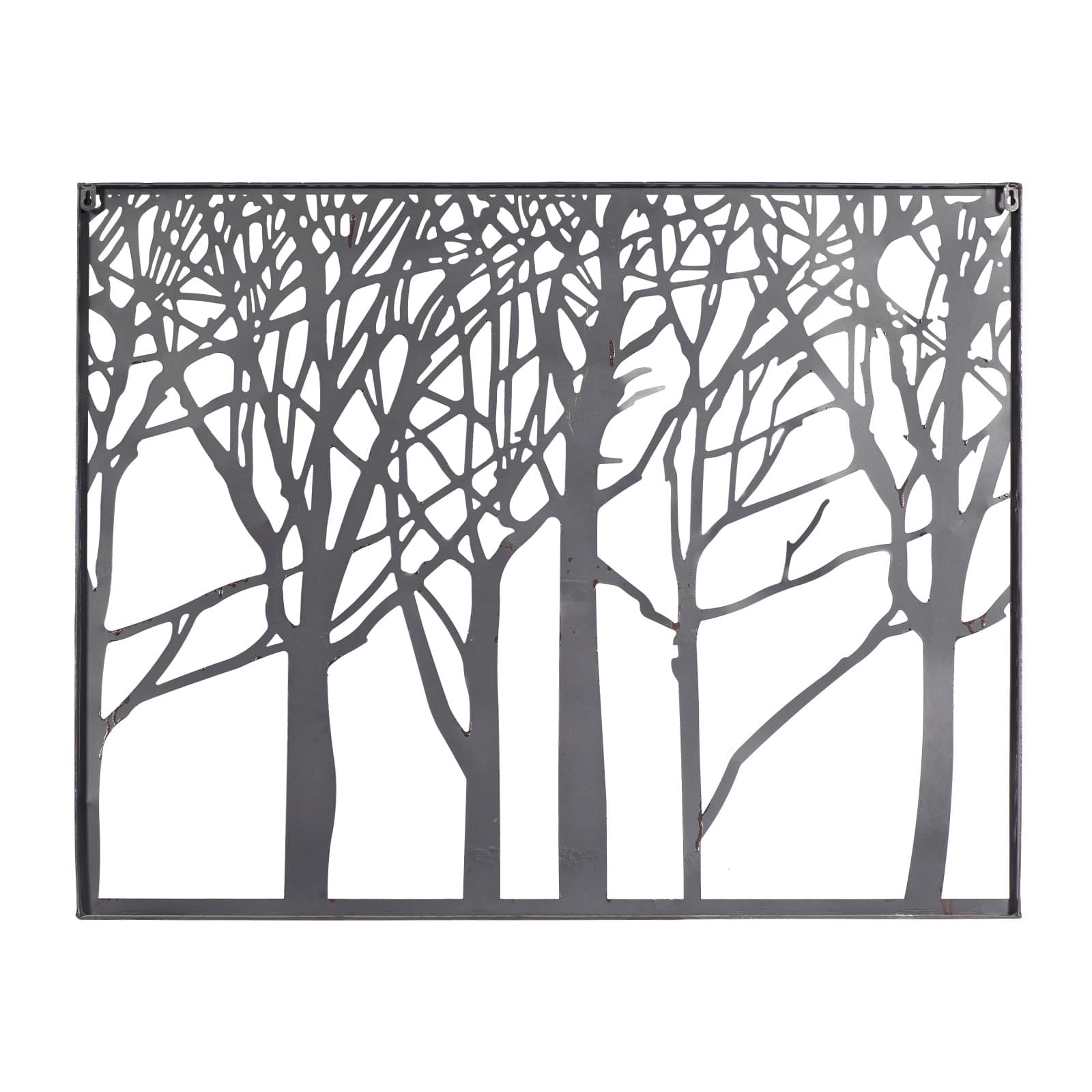 Black Metal Modern Trees Wall Décor