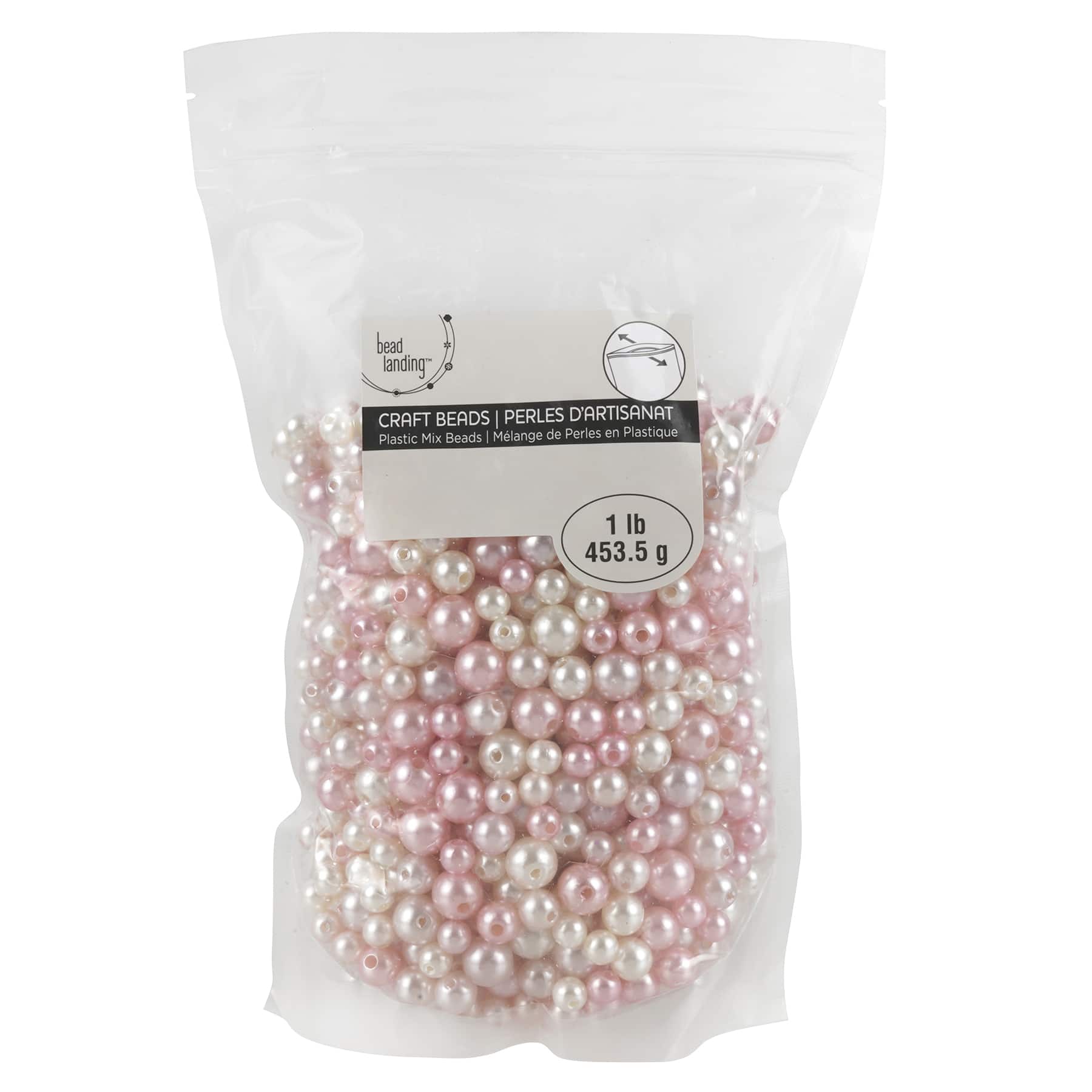 Perles plastiques - 3,5 x 5,5 mm, 200 g