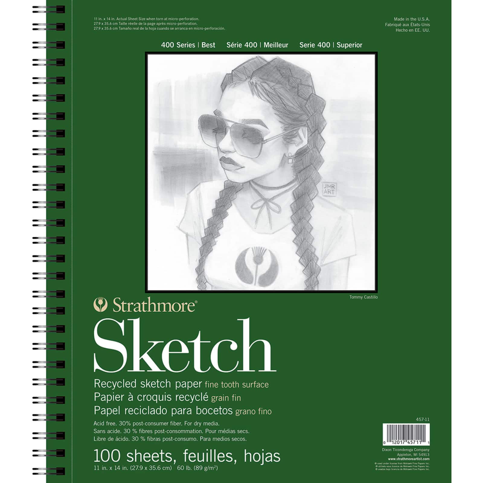 Strathmore® 400 Series Recycled Sketch Paper Pad