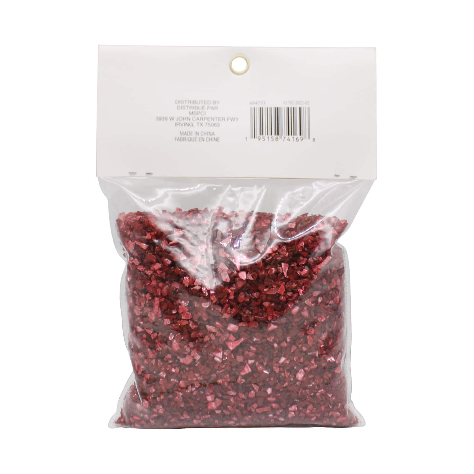 Dark Red Micro Crushed Glass Decorative Filler By Ashland Michaels   10694753 4 