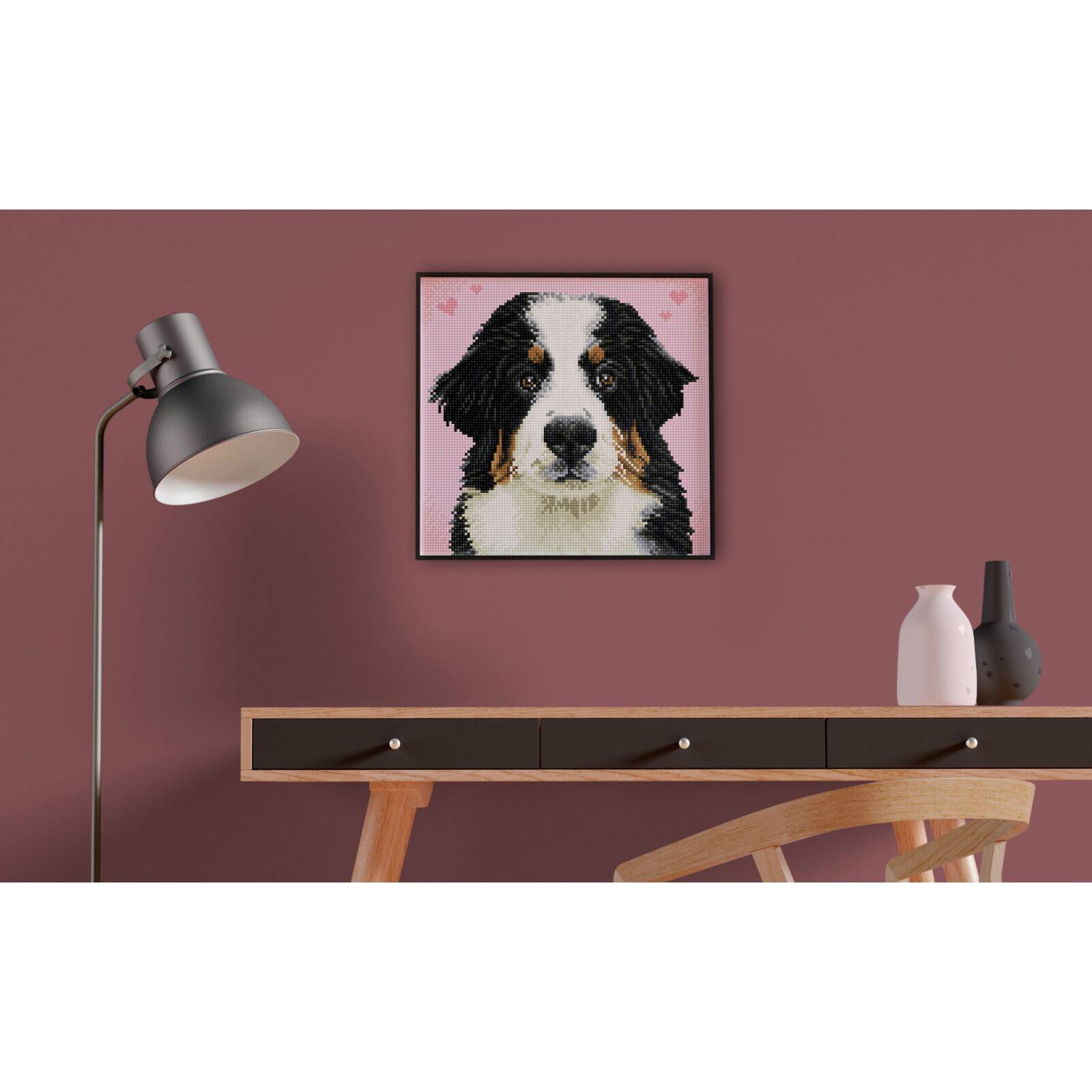 Diamond Dotz® Intermediate Say Hello to Zuzu Pre-Framed Diamond Painting Kit