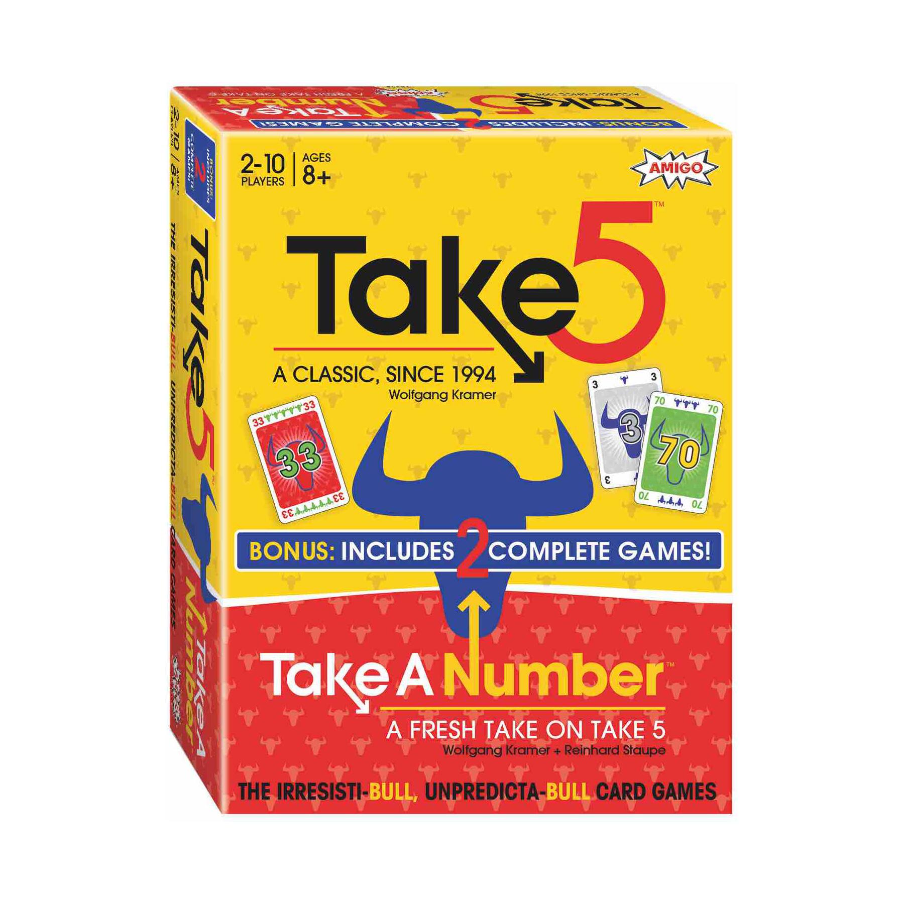 Take 5&#x2122; &#x26; Take a Number Card Game Bonus Pack