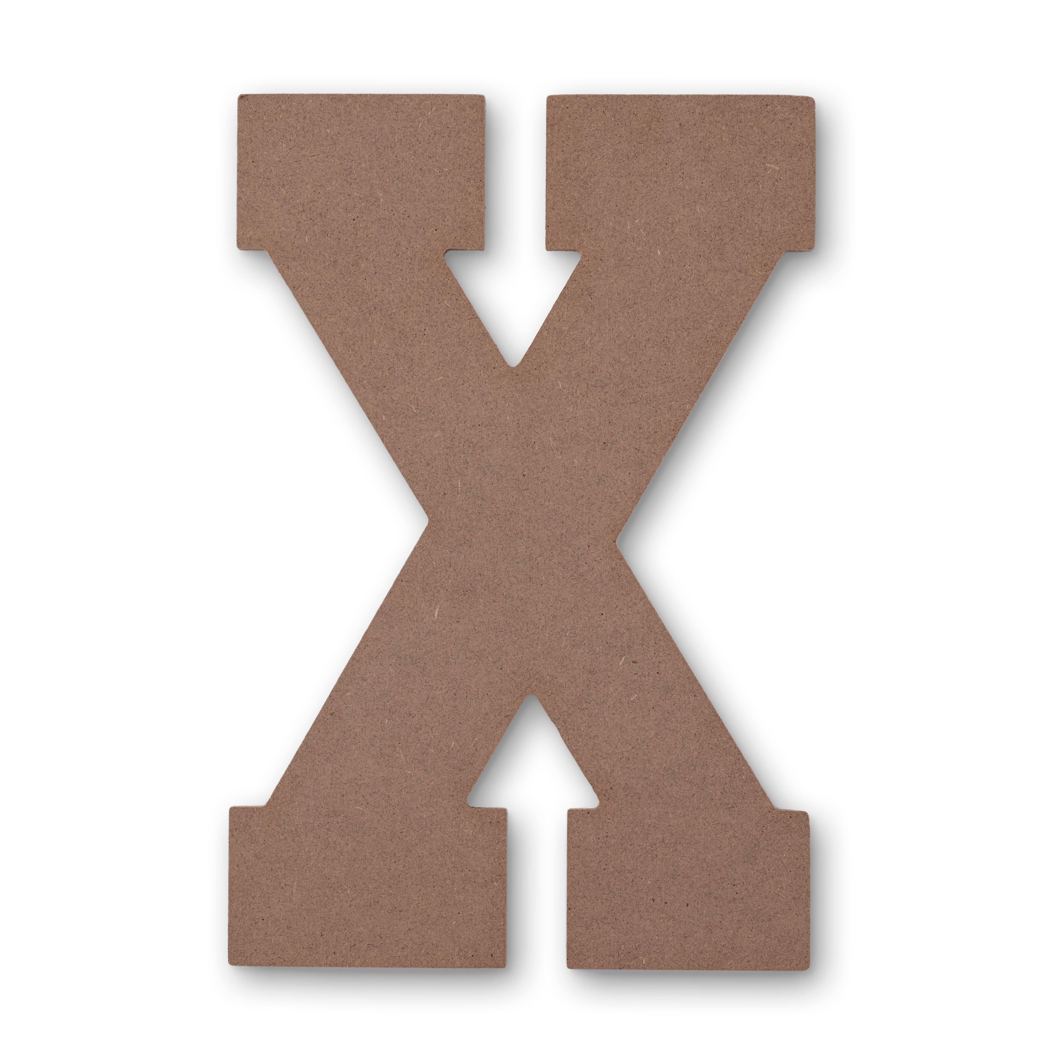 10.5 Wood Letter by Make Market | Alphabet X | 10.5 in - 10279723 - Appliques and Patches Find the 10.5 Wood Letter by Make Market at Michae sku 10279723