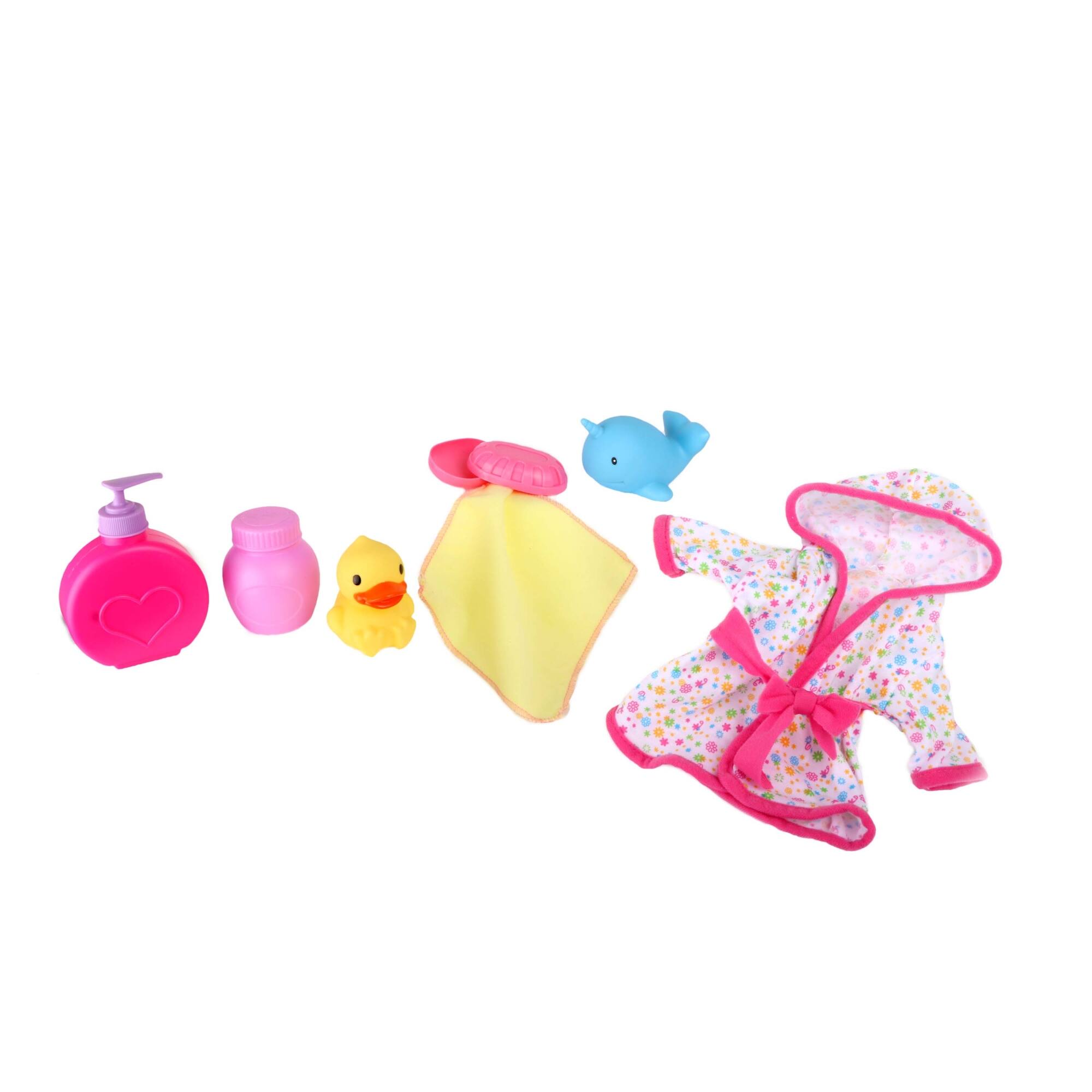 Dream Collection 12 Baby Bath Time Play Set Toy