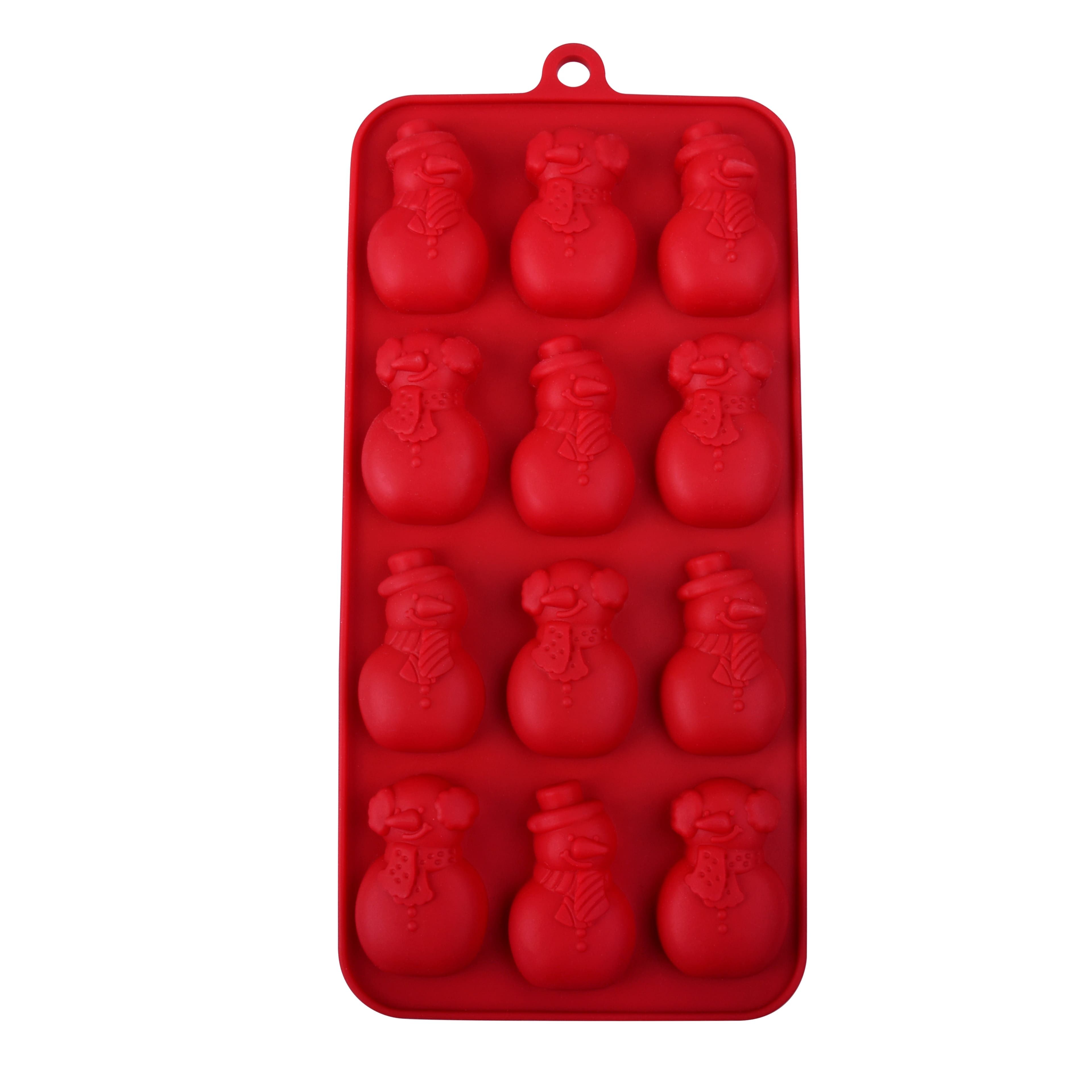 Christmas Snowman Silicone Candy Mold by Celebrate It&#xAE;