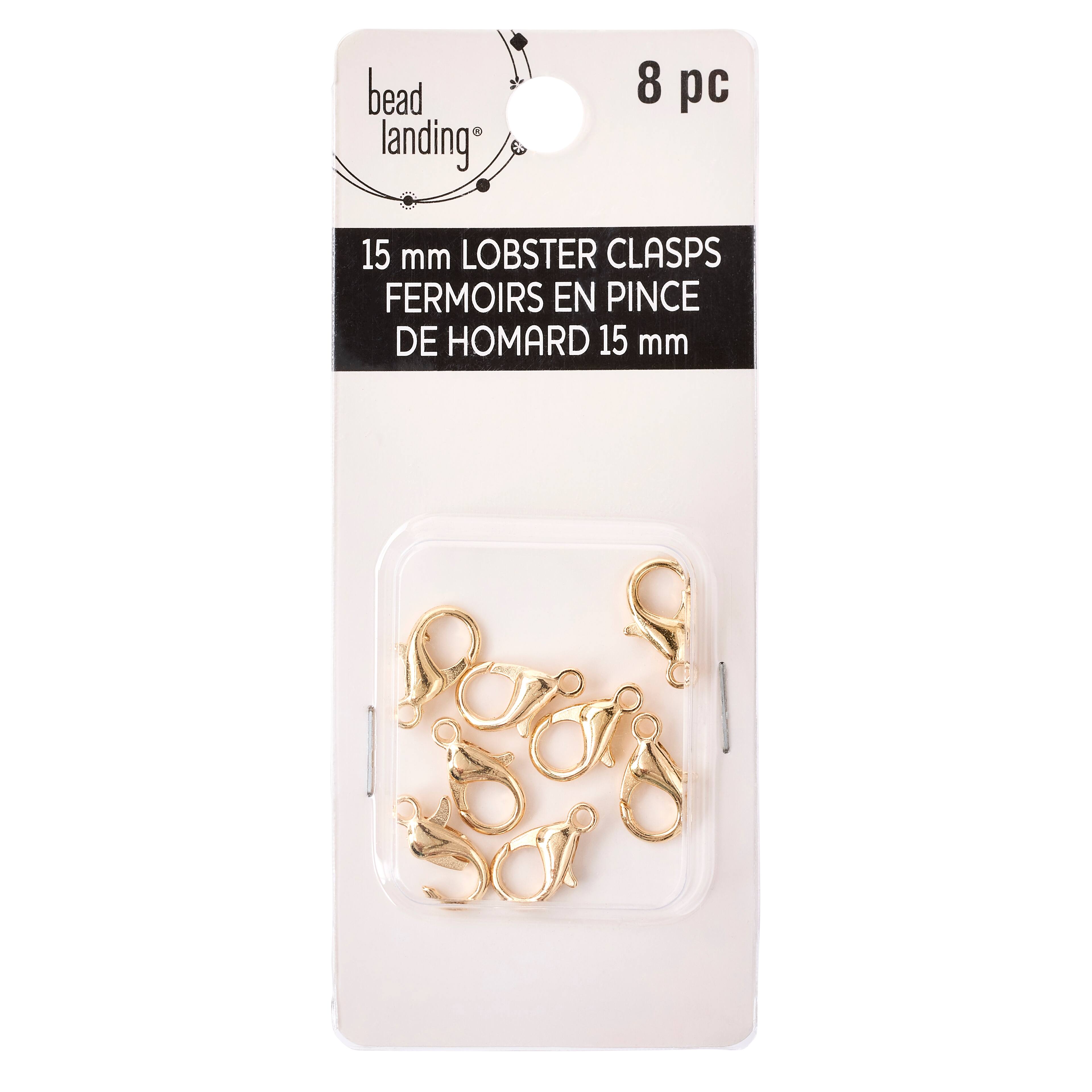 15mm Gold Lobster Claw Clasp by Bead Landing™