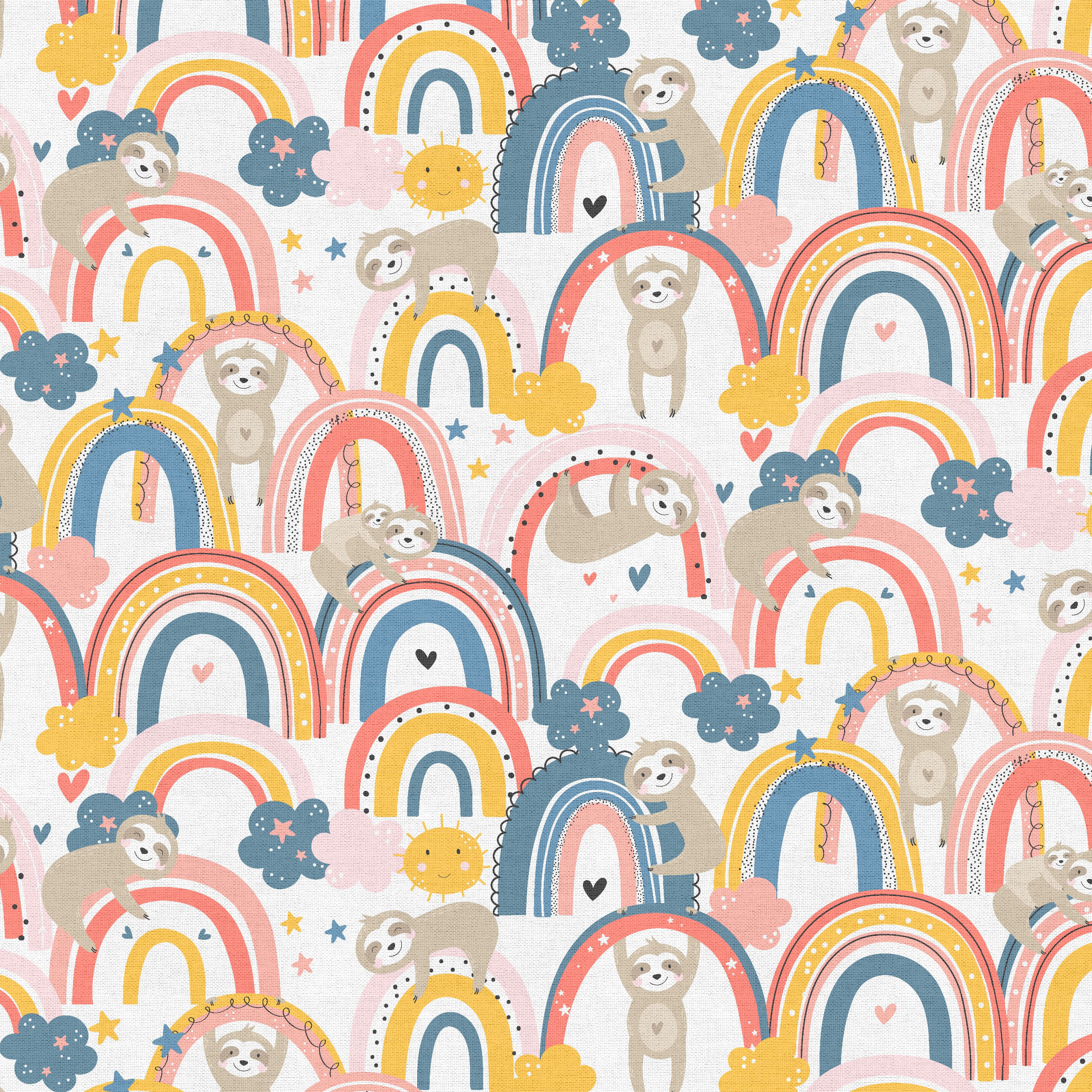 Sloth Themed Fabric Bundles by Loops & Threads™