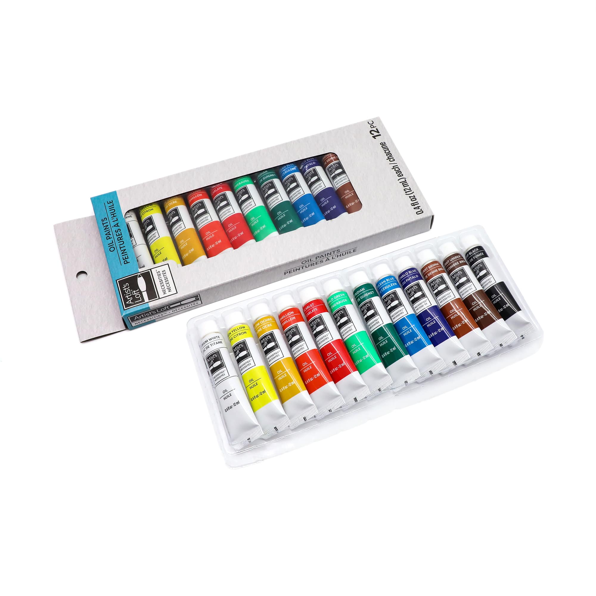 12 Colour Oil Paint Set by Artist's Loft™ Necessities™