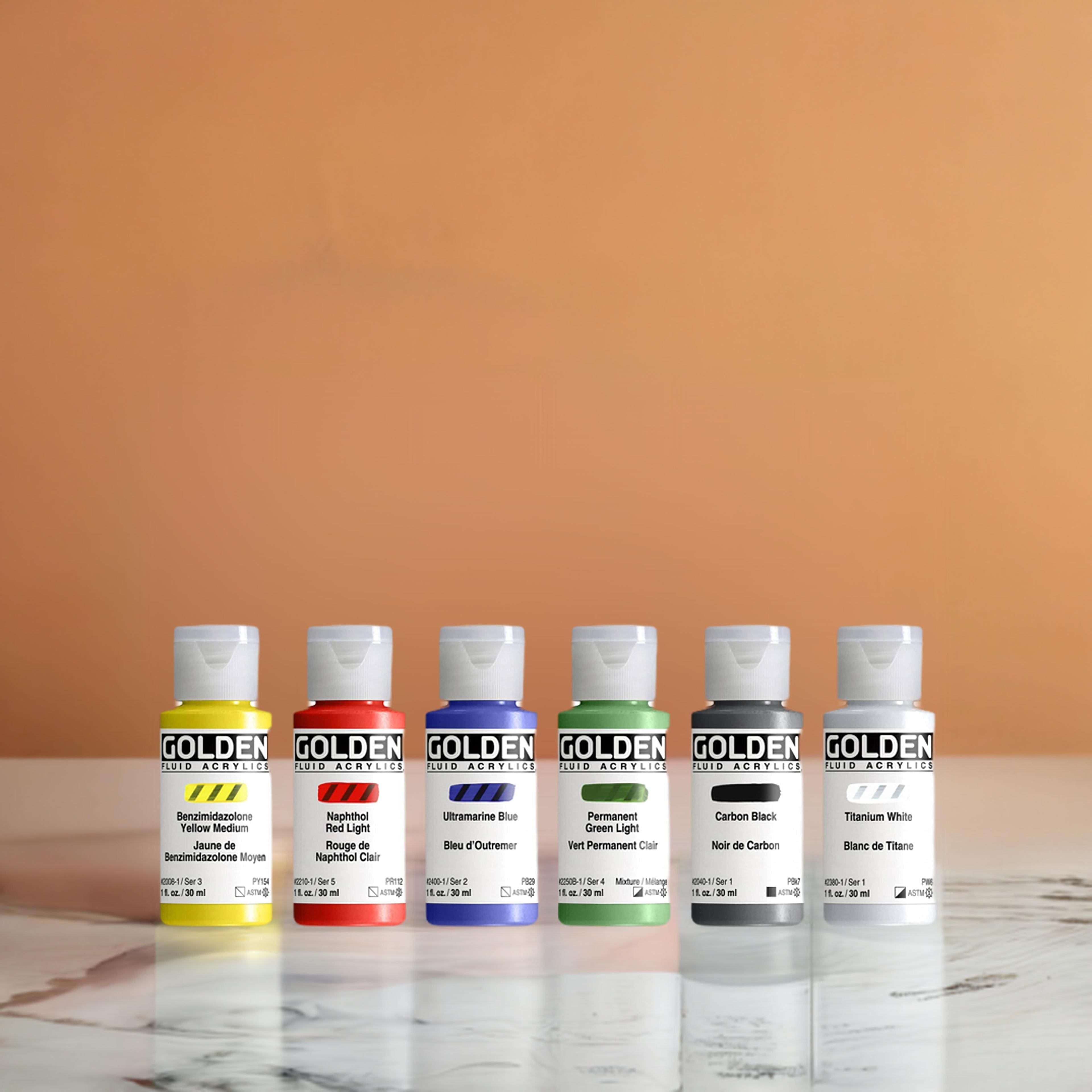 Golden&#xAE; Fluid Acrylics&#x2122; 6 Color Fluid Intro Set