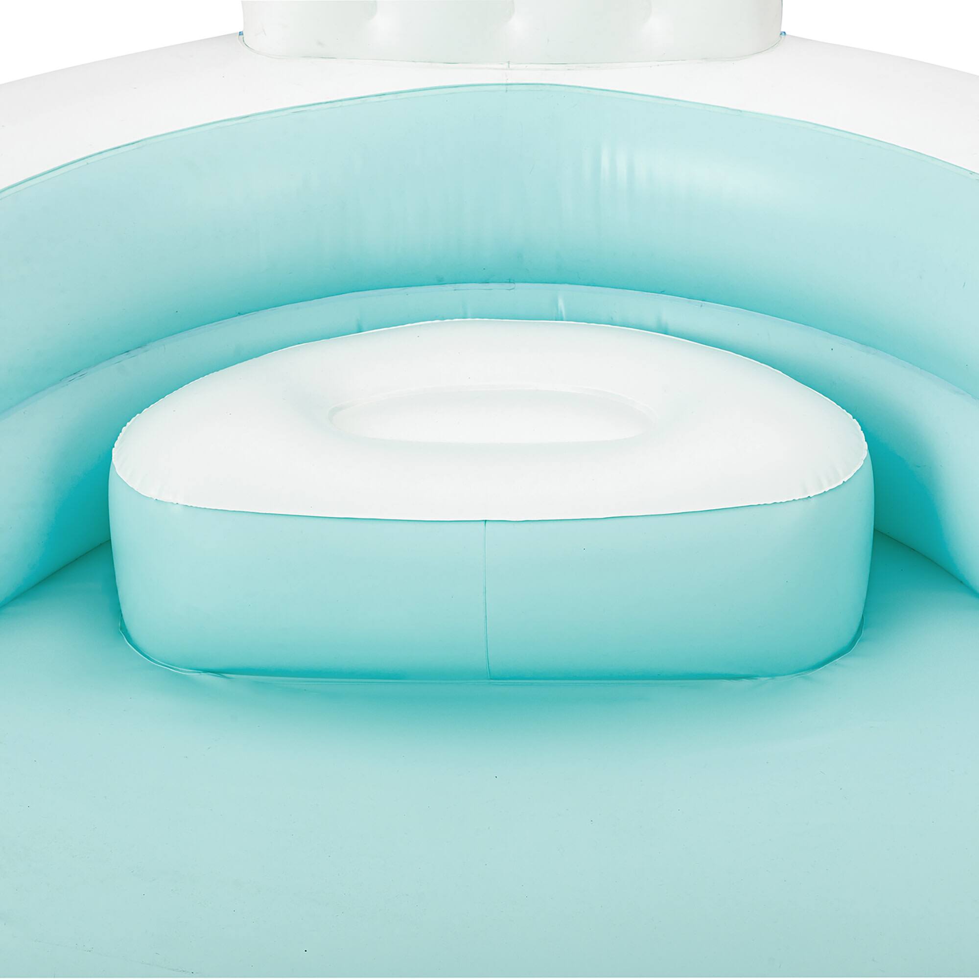 Funsicle 10ft. Teal &#x26; White Shimmer Party Lounge Pool