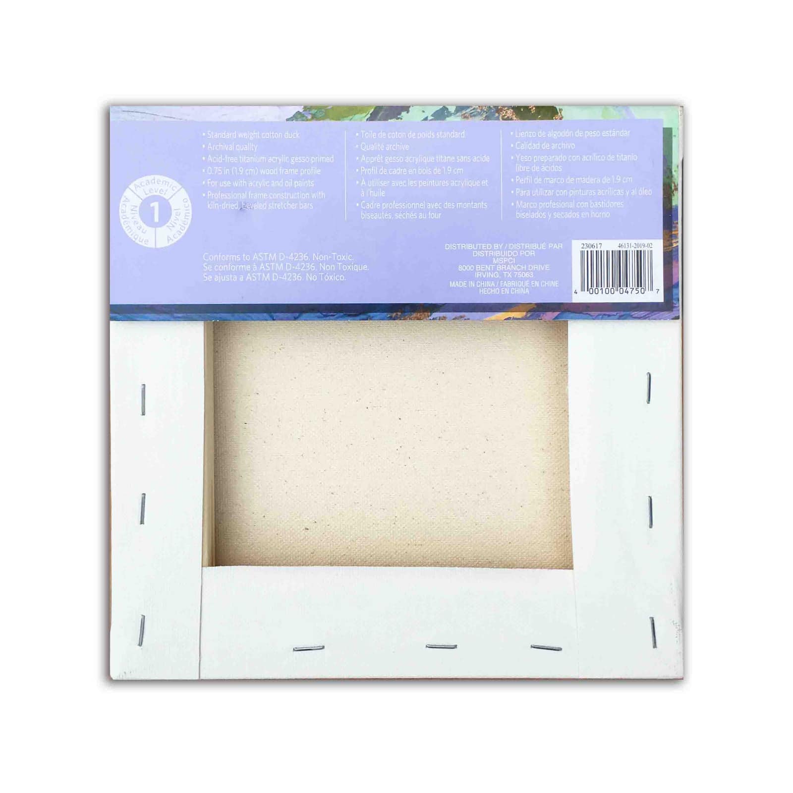 12 Pack: Level 1 Back Stapled Traditional Canvas by Artist's Loft™