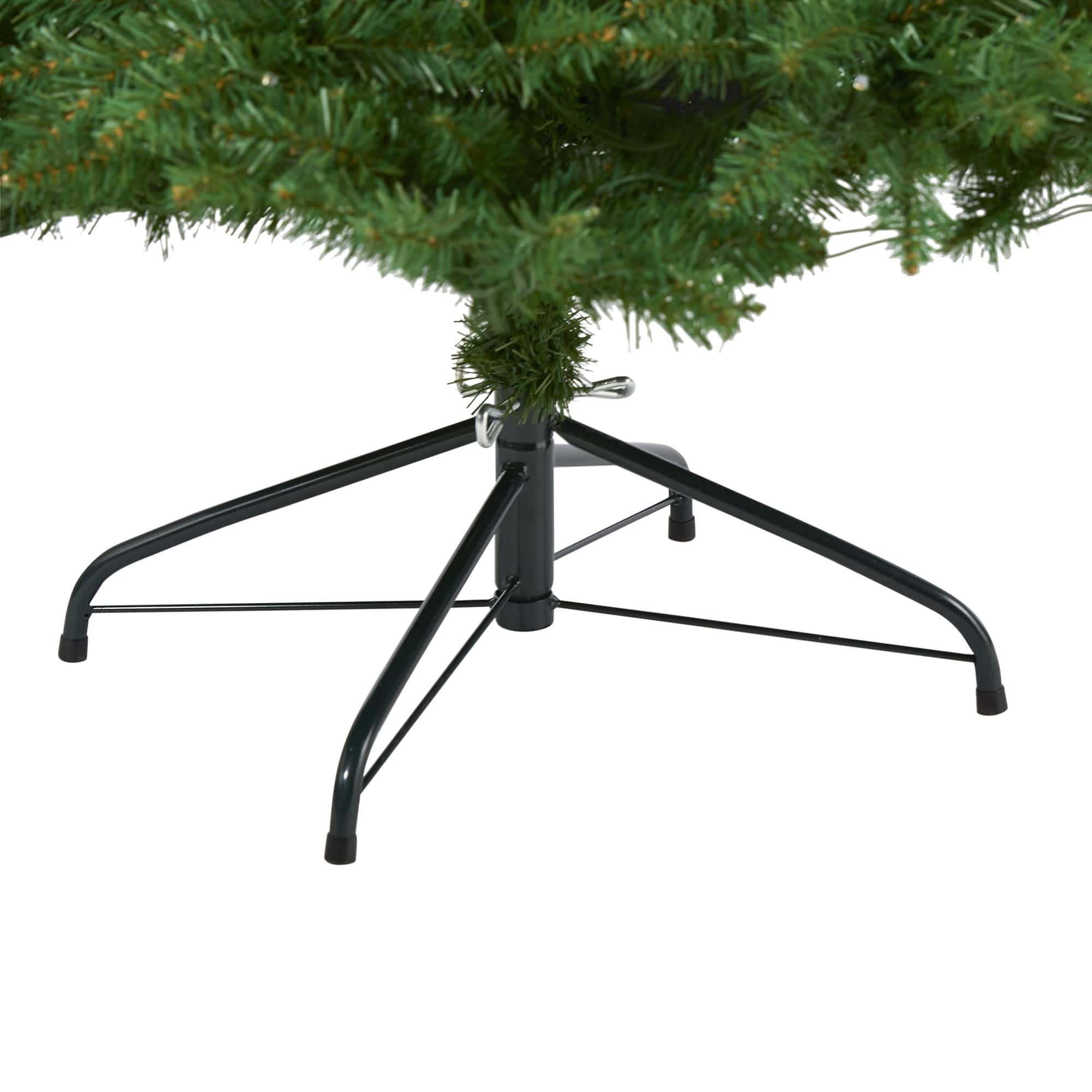 6.5ft. Pre-Lit Green Valley Fir Artificial Christmas Tree with Clear LED Lights