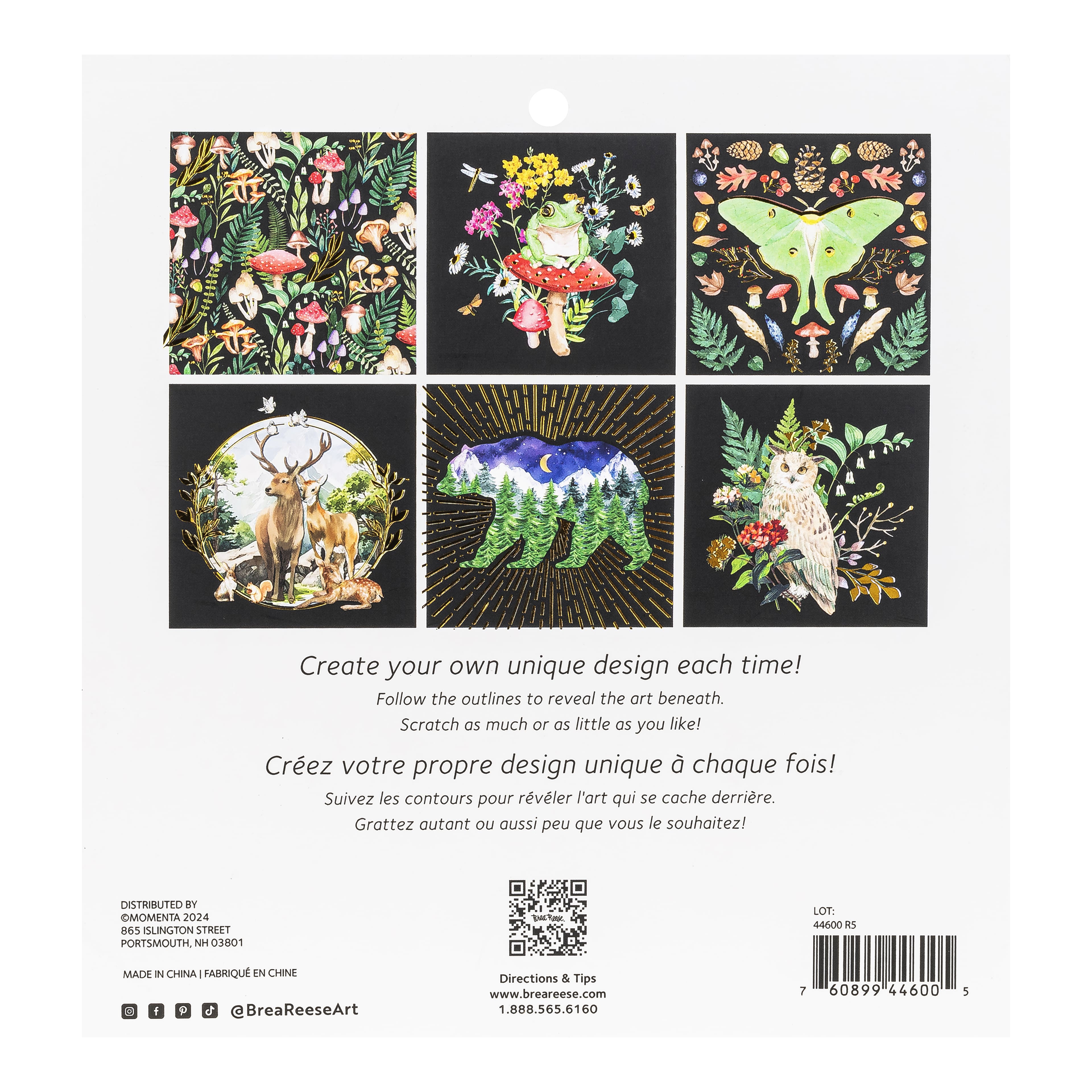 Brea Reese&#x2122; Nature Scratch Art Paper Pad