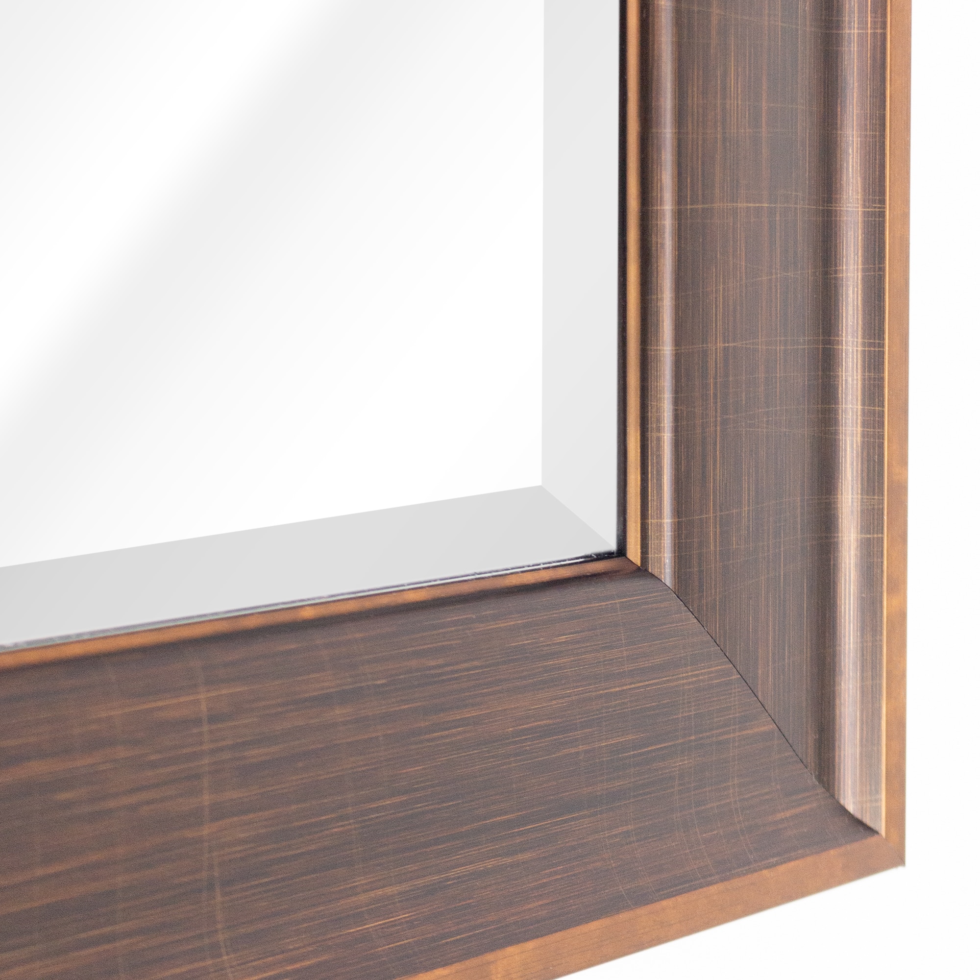 Head West&#xAE; 34&#x22; Oil Rubbed Bronze Framed Beveled Vanity Wall Mirror