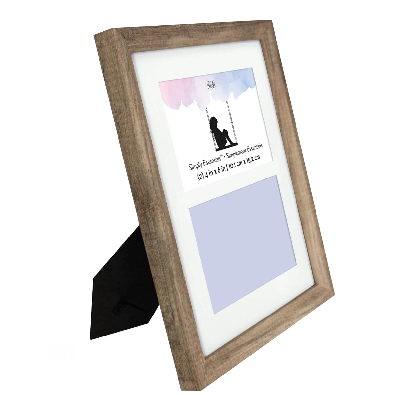2 Opening Natural 4&#x22; x 6&#x22; Collage Frame, Simply Essentials&#x2122; by Studio D&#xE9;cor&#xAE;