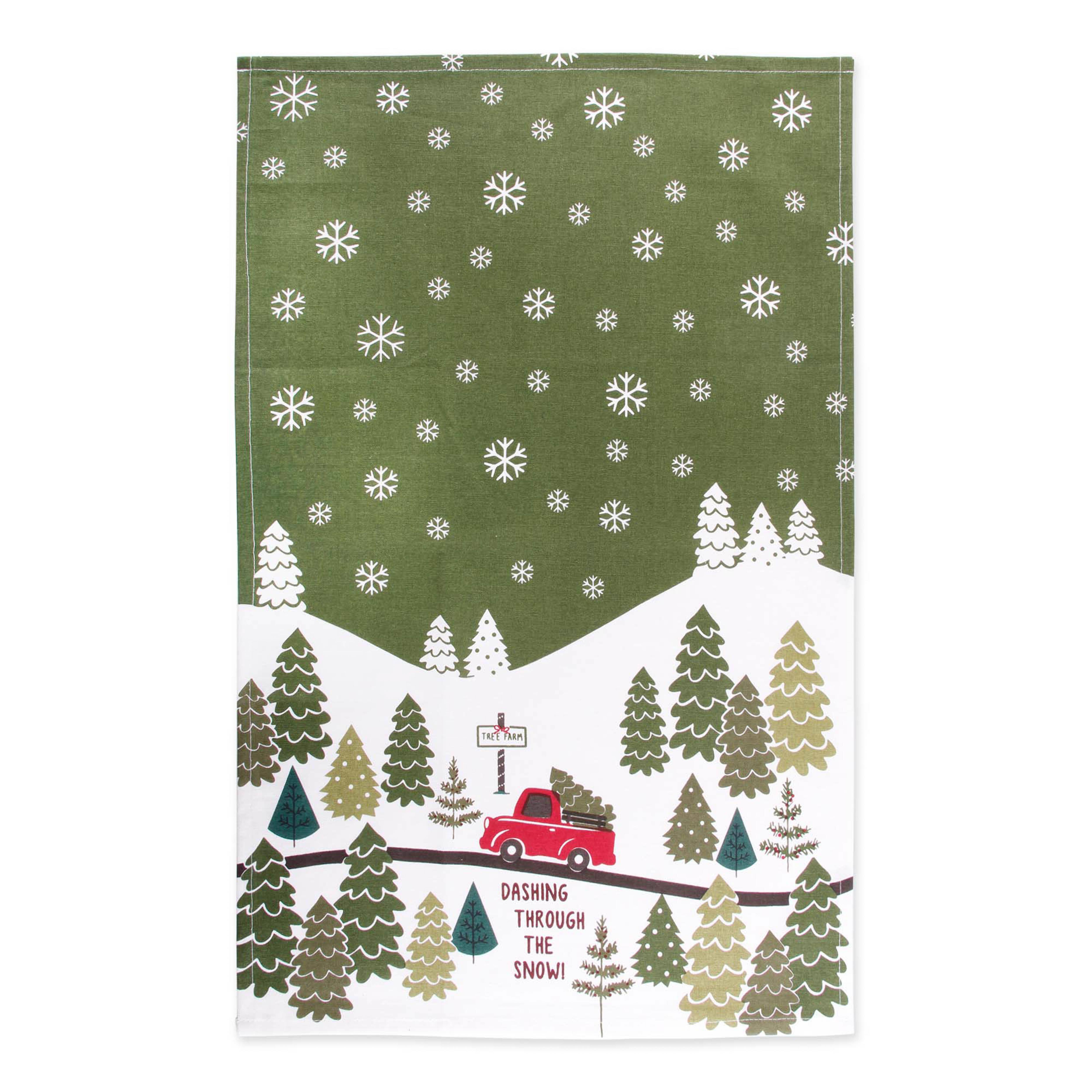 DII® Christmas Tree Farm Dishtowel Set