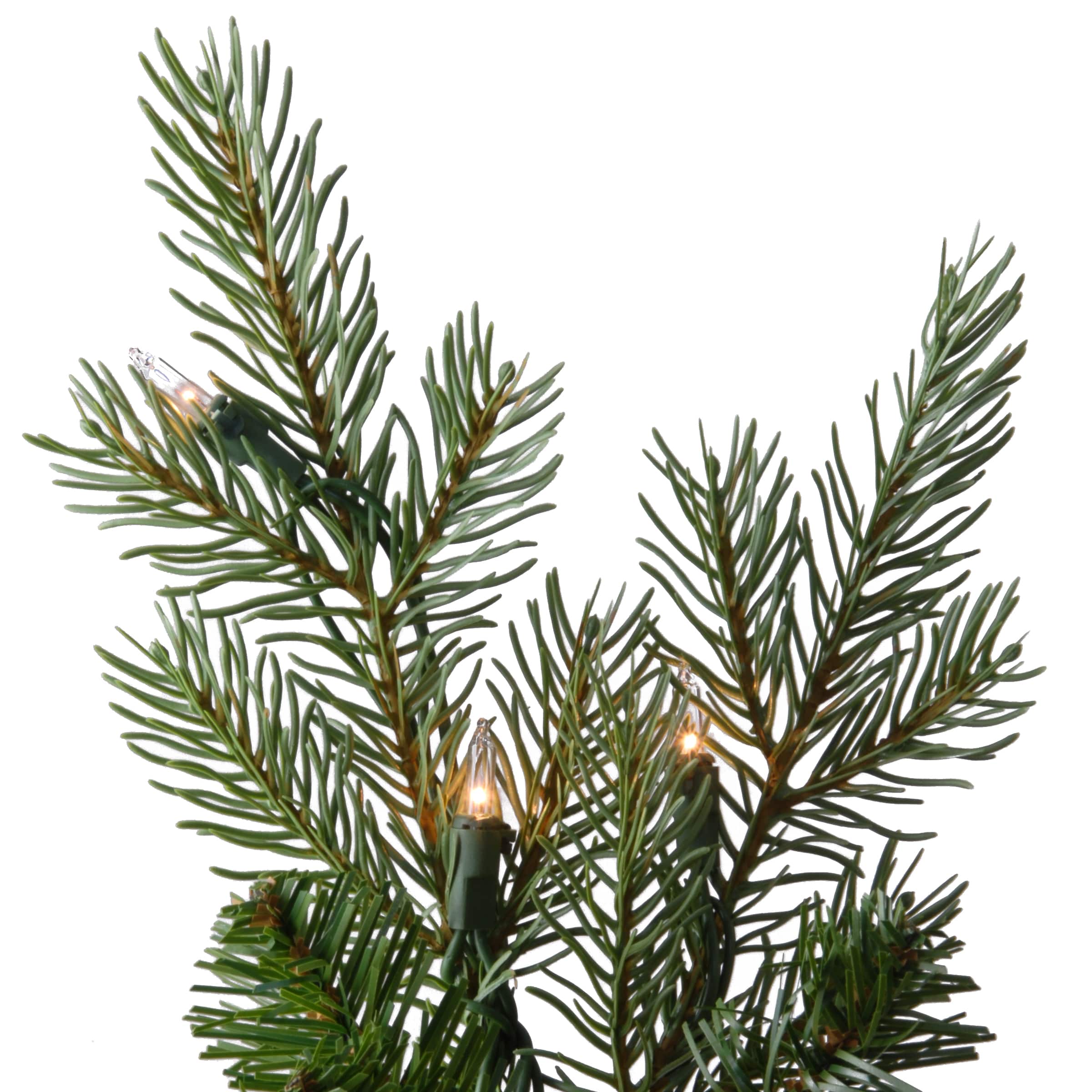 7.5ft. Pre-Lit Feel-Real® Nordic Spruce® Medium Artificial Christmas Tree, Clear Lights