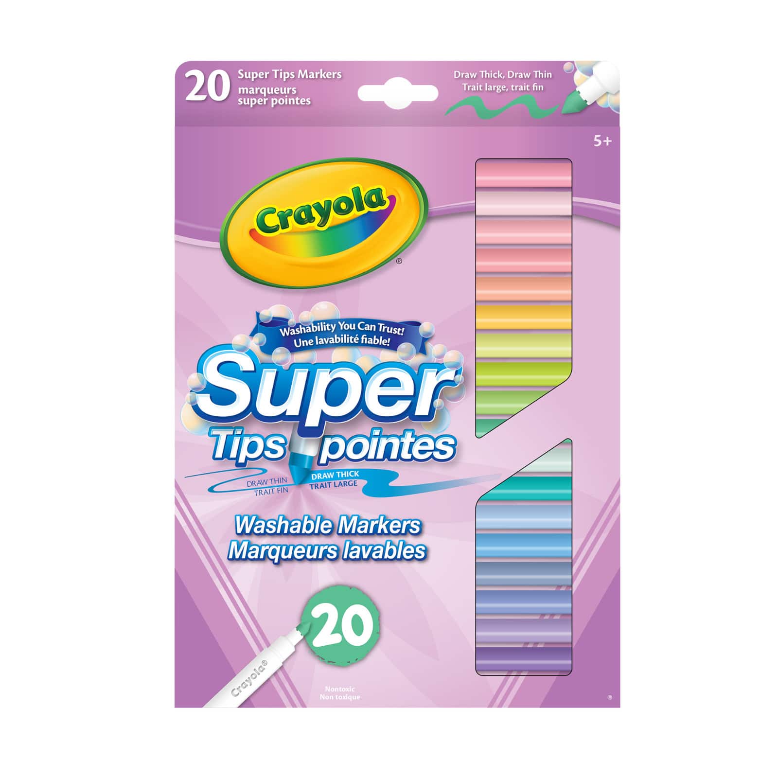 Crayola® Super Tips Pastel Washable Markers