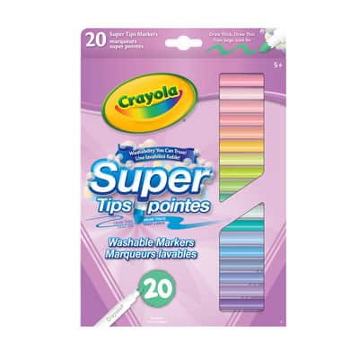 Crayola® Super Tips Pastel Washable Markers Michaels