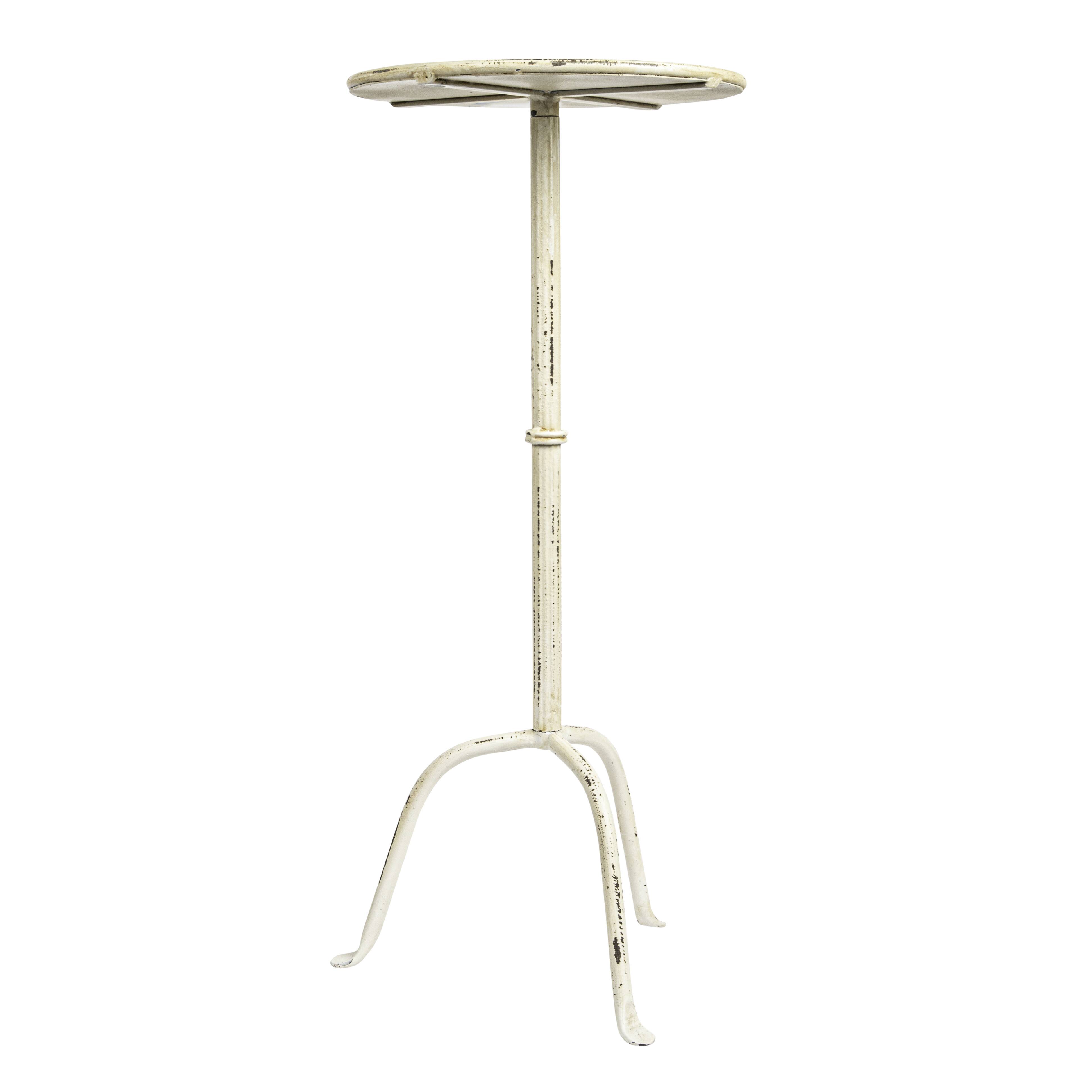 28&#x22; Metal Martini Cocktail Table