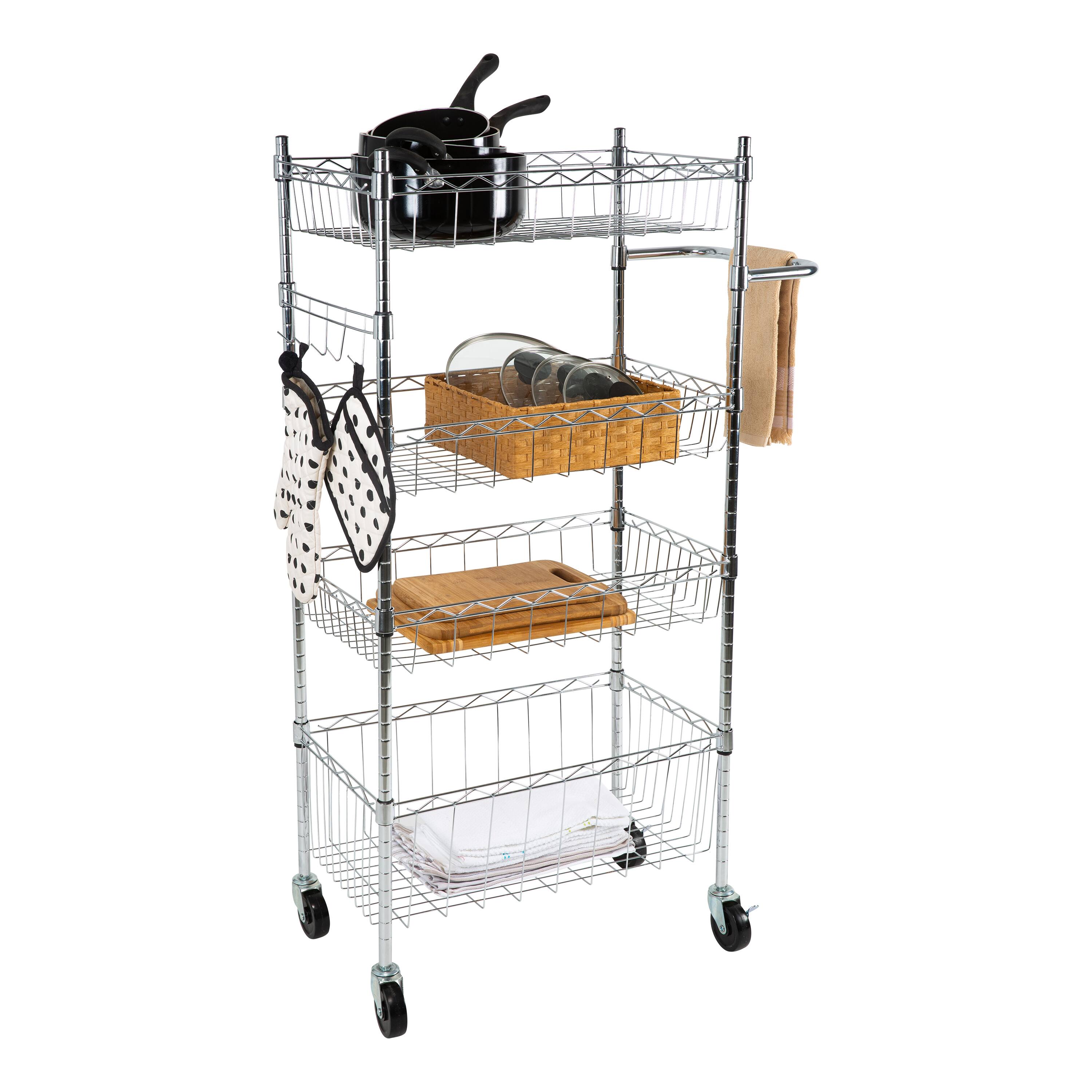 Organize It All 4 Tier Utility Cart