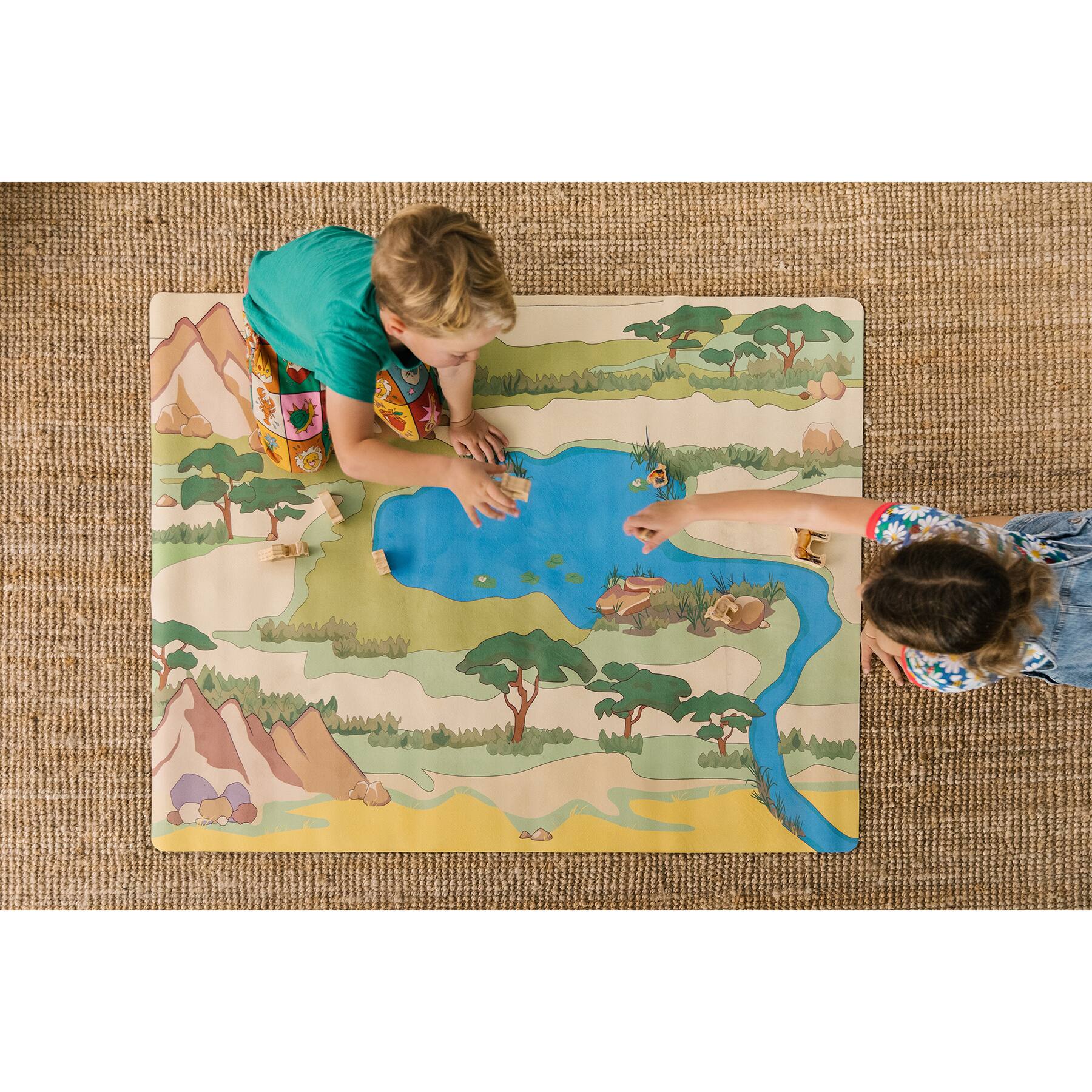 The Freckled Frog Wilderness Floor Mat