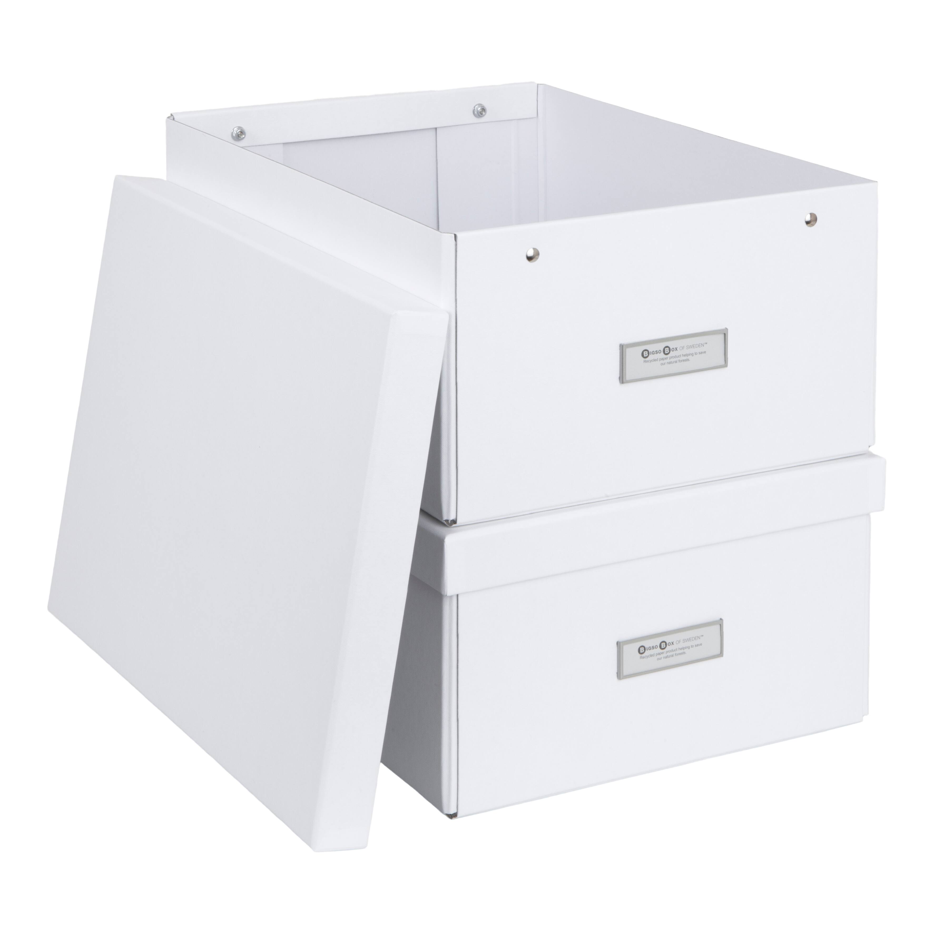 Bigso White Karin KD Storage Box Set