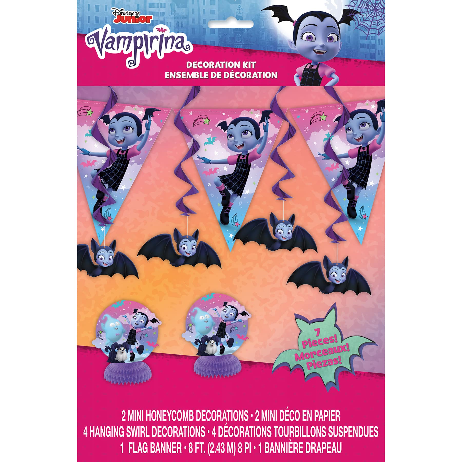 Vampirina Party Pack Plates Cups 40 Piece 8 Person Party Supplies 