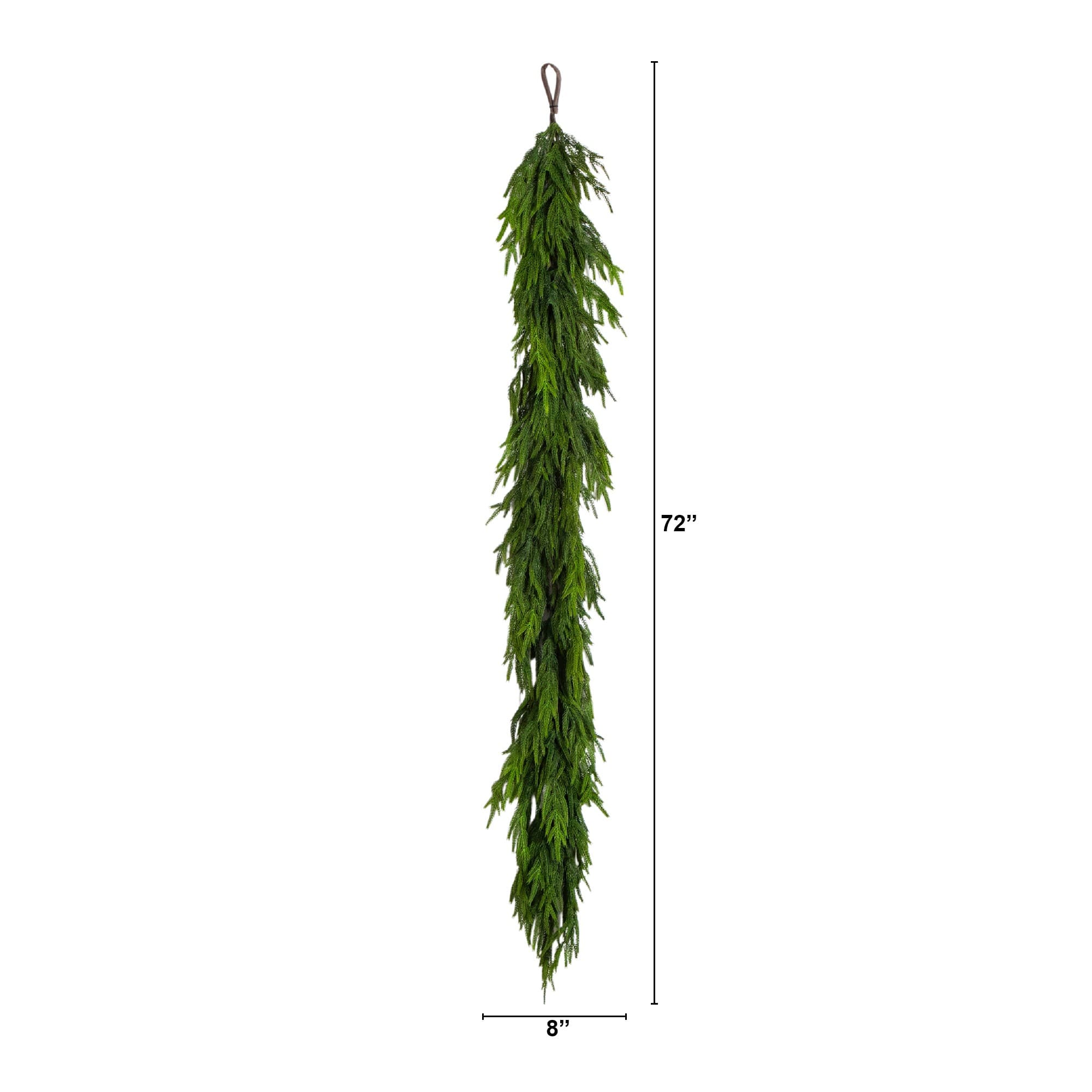 6ft. Artificial Real Touch Norfolk Island Pine Garland with Natural Look