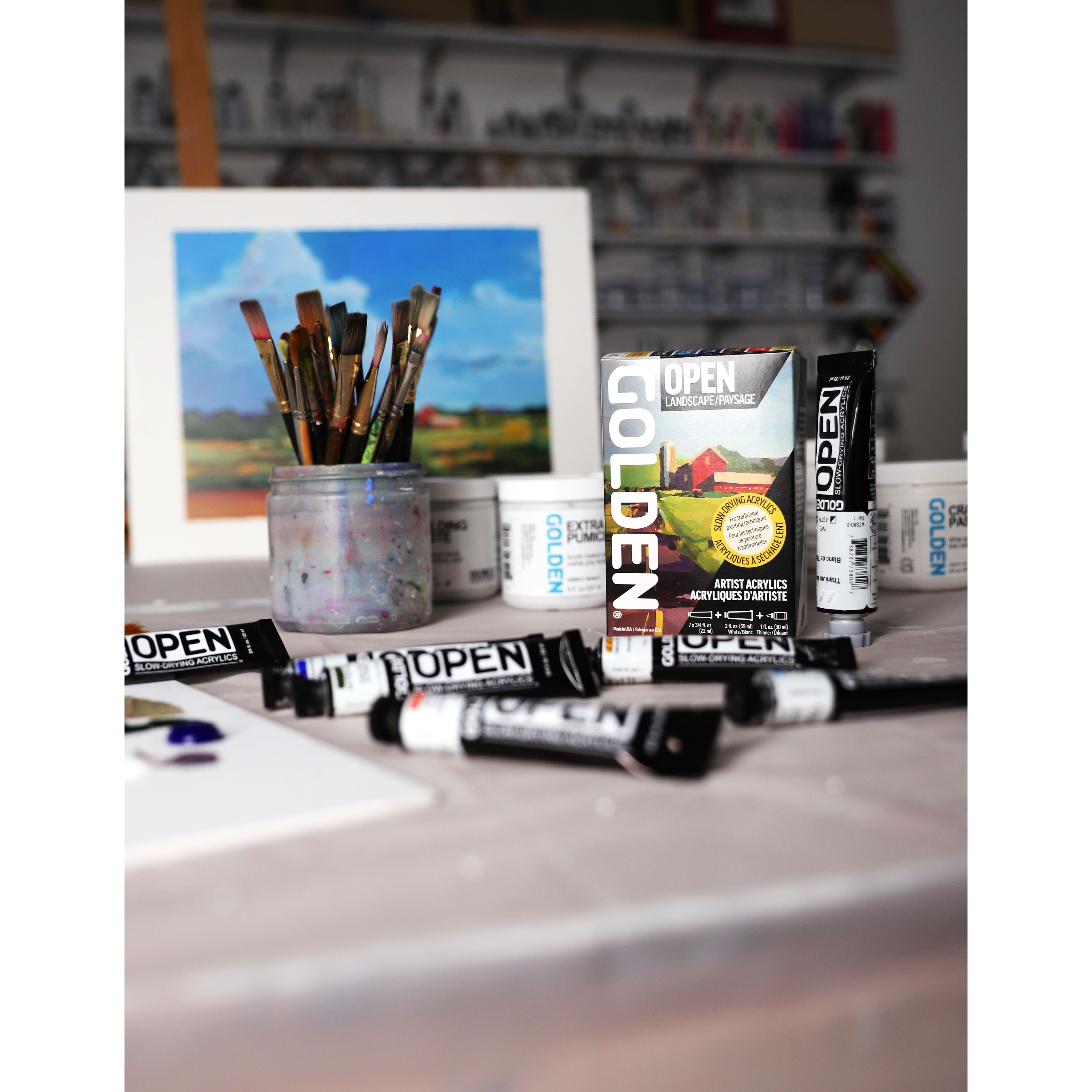 Golden&#xAE; OPEN Slow-Drying Acrylics Landscape Set