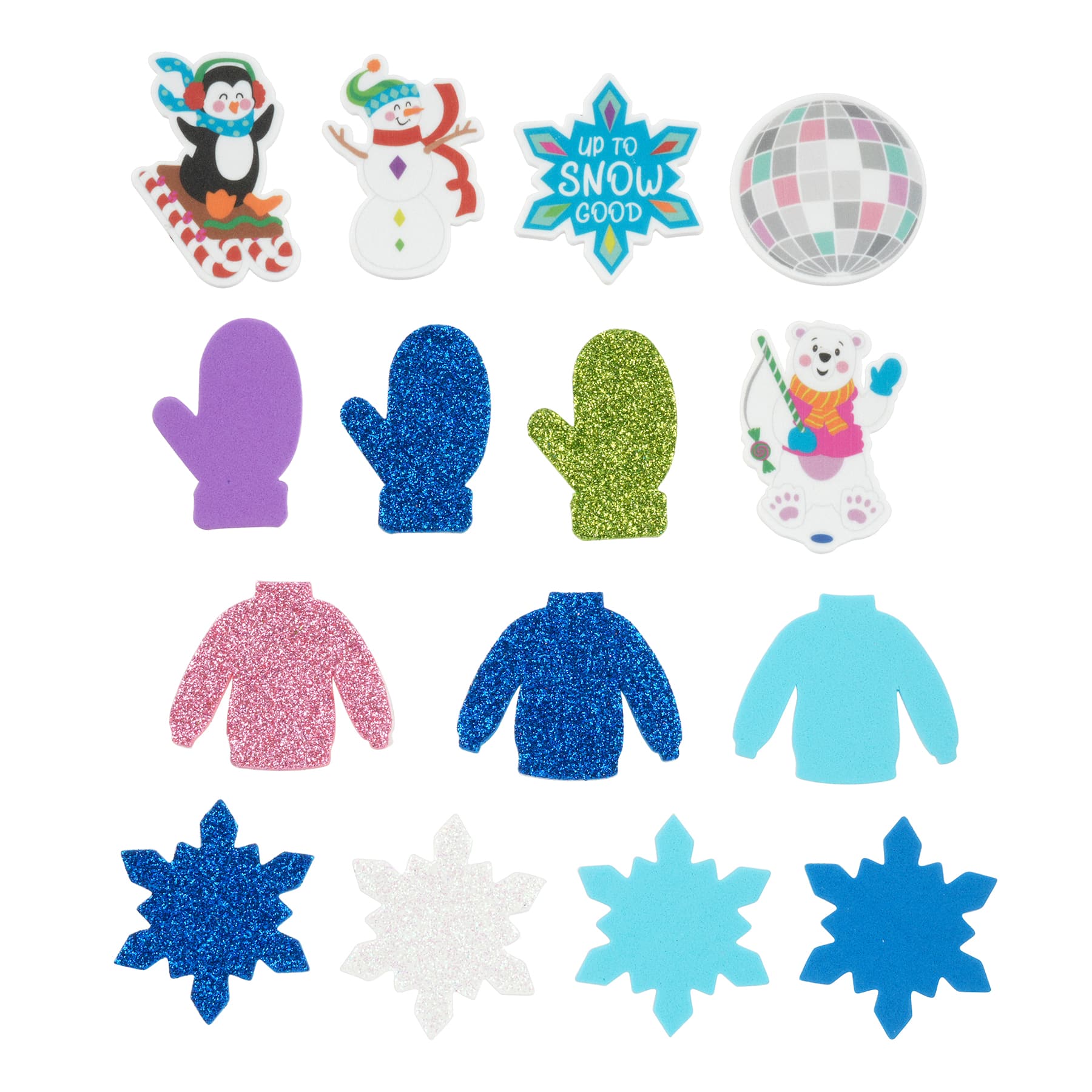 Winter Christmas Foam Stickers, 120ct. by Creatology™