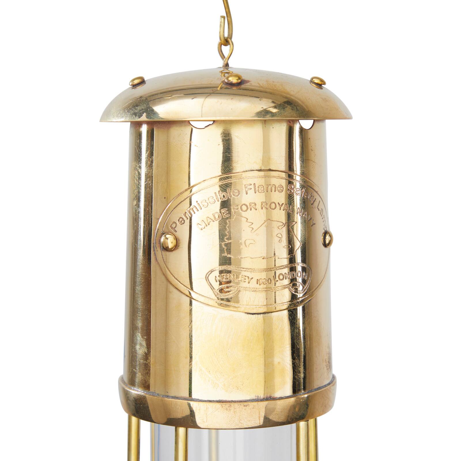 10&#x22; Gold Brass Candle Lantern