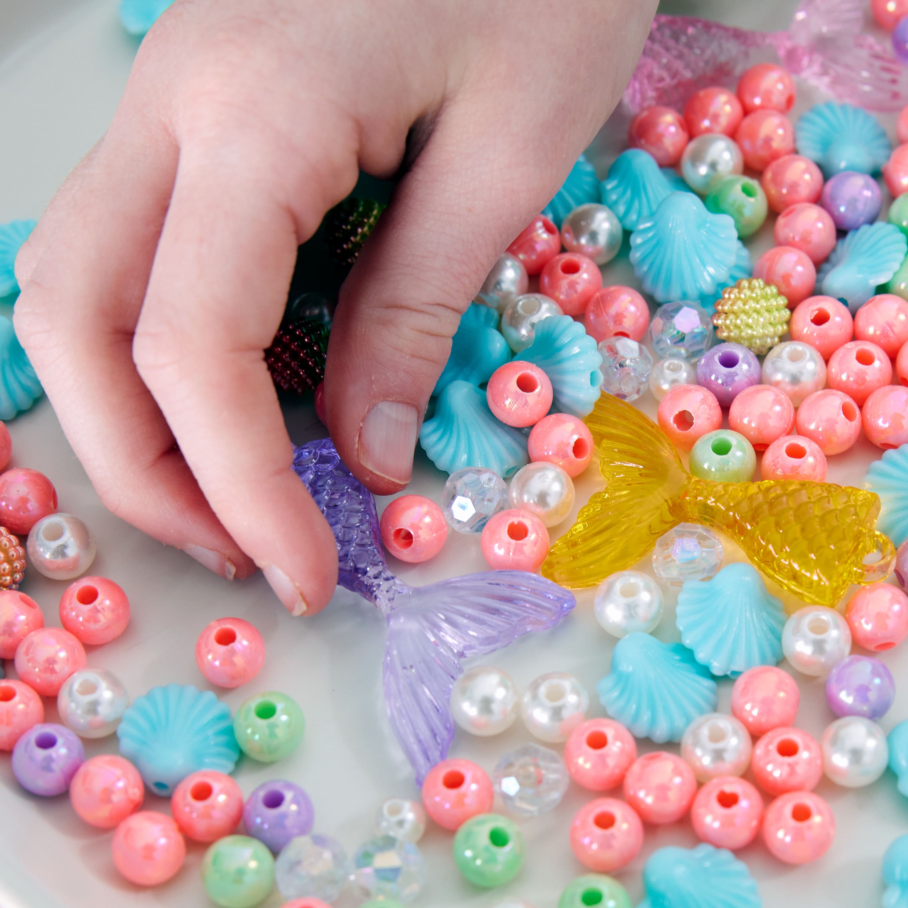 Creativity for Kids&#xAE; Mermaid Bead Jewelry Jar