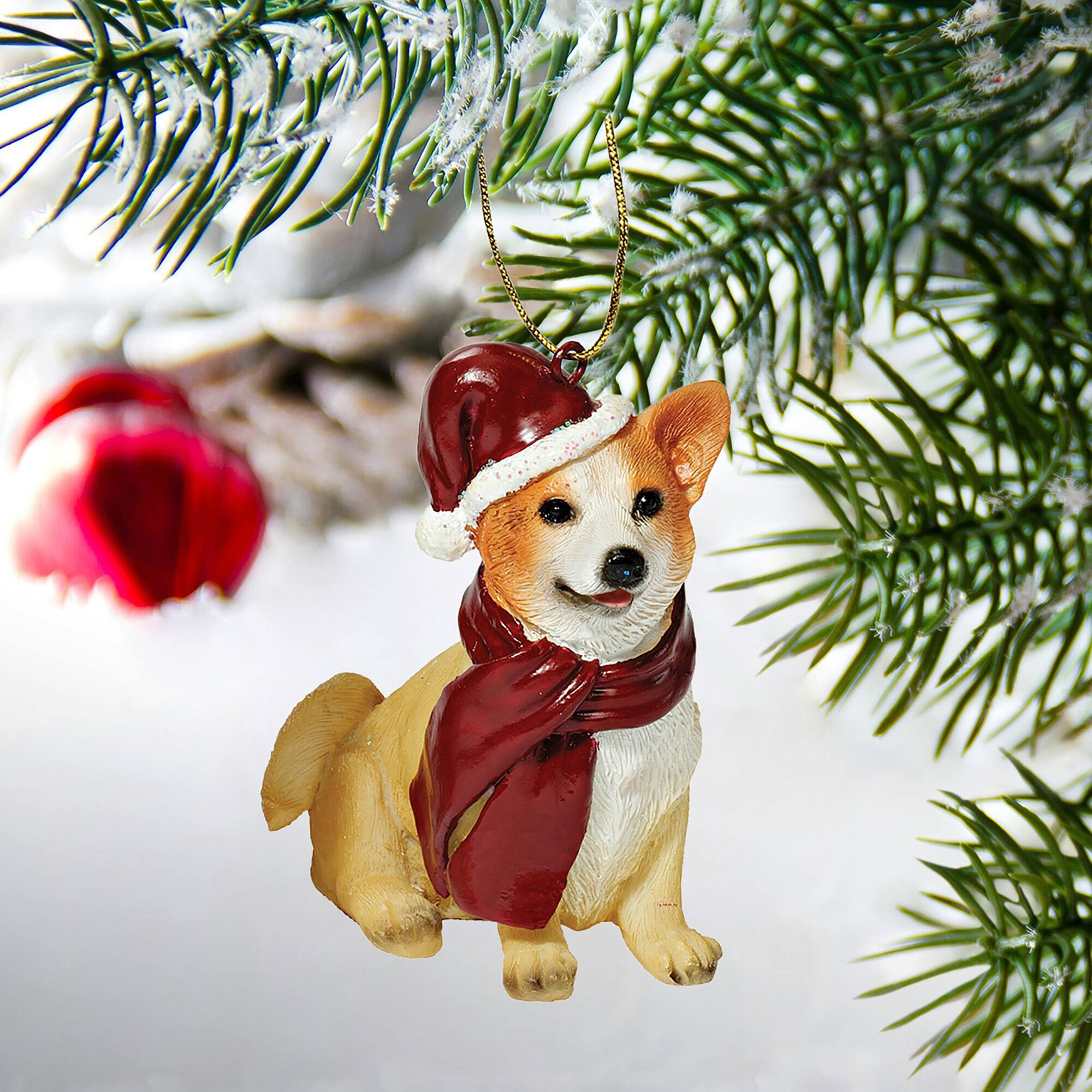 Design Toscano 3.5&#x22; Welsh Corgi Ornament Sculpture