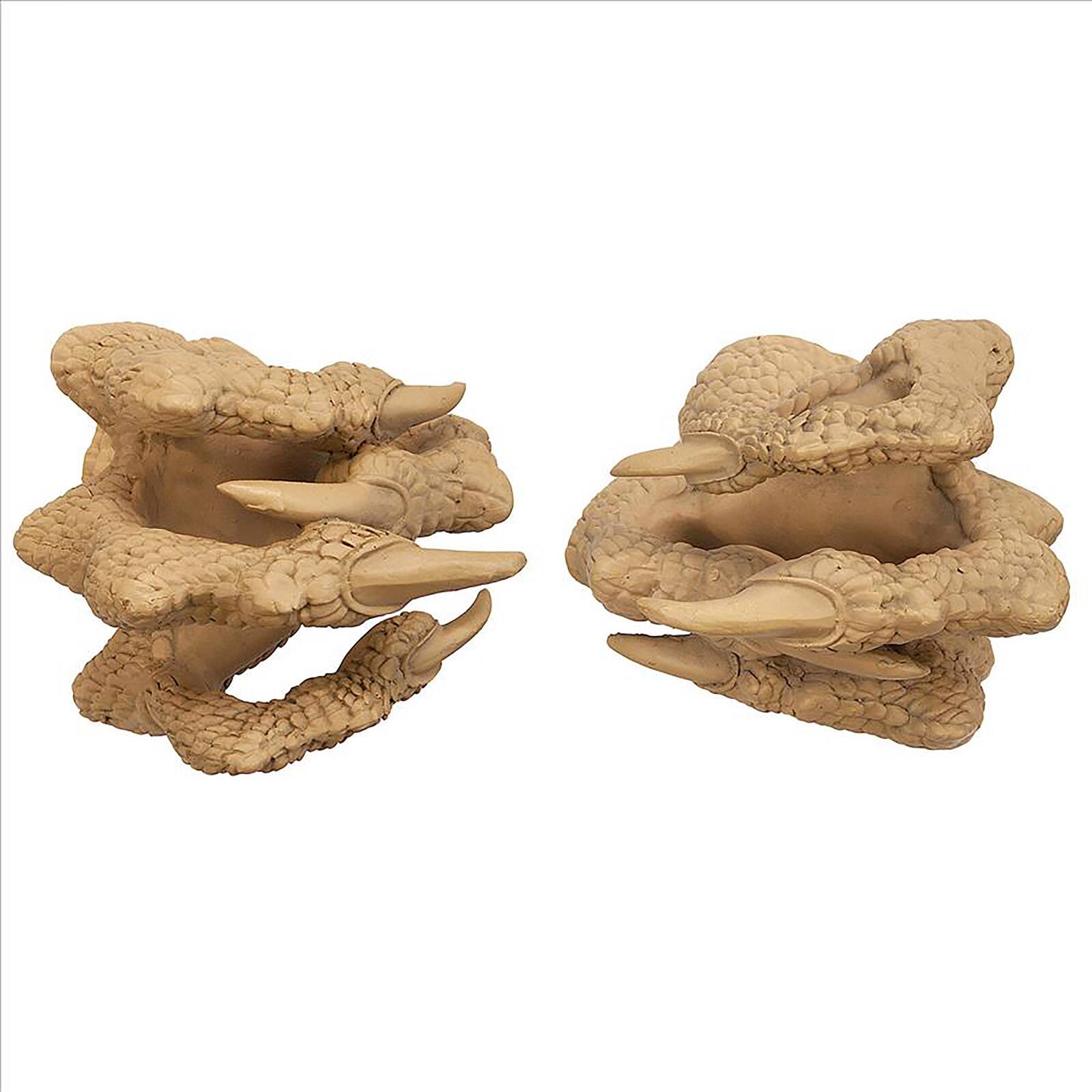 Design Toscano 7&#x22; Dragons Thorne MacGarvey Claw Sword Hanger Set